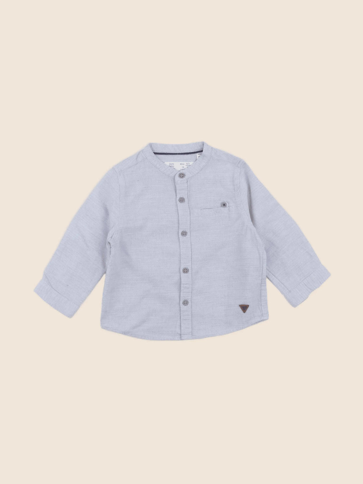 Zara - chemise bleu - 6/9 mois