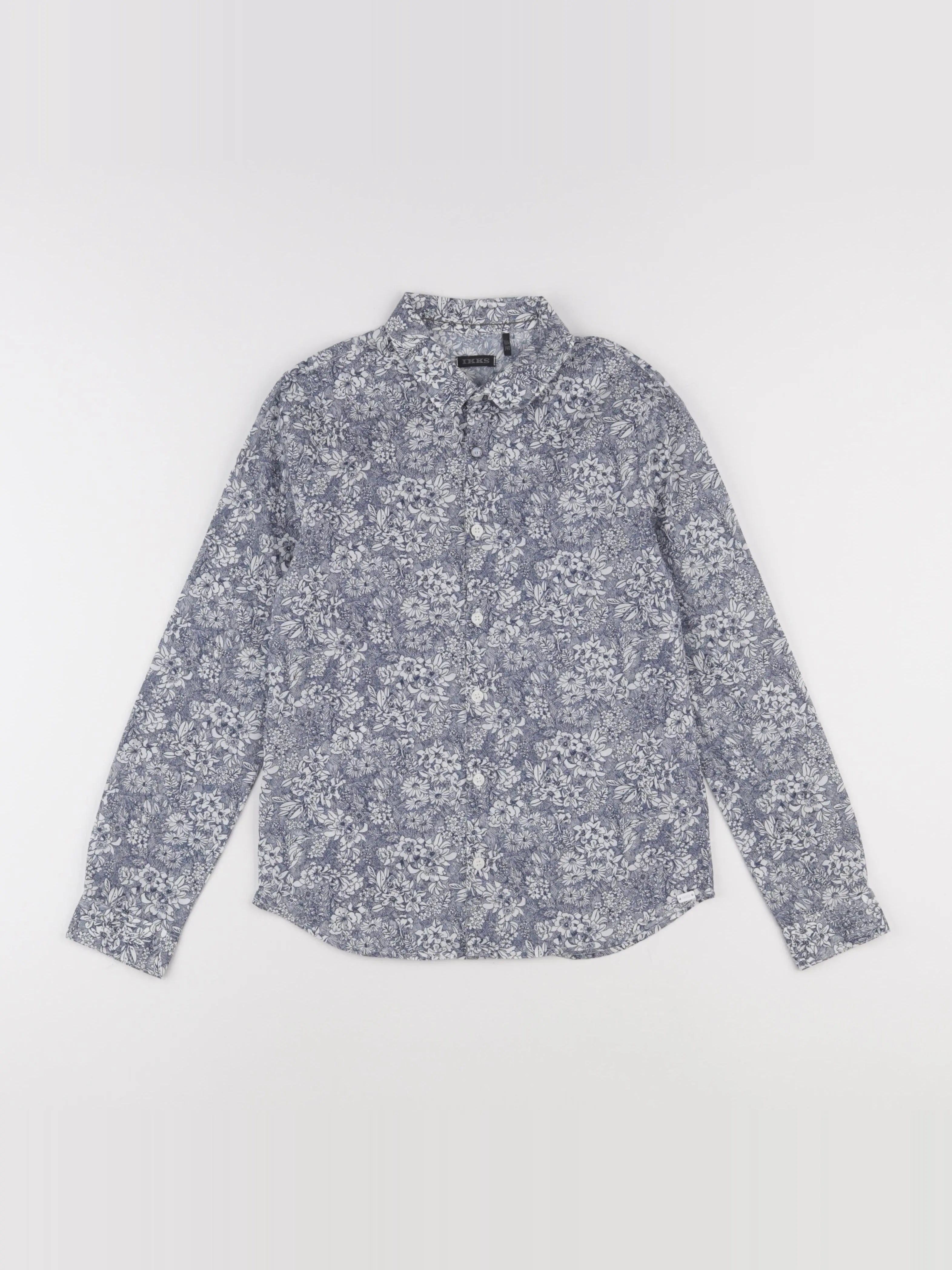 IKKS - chemise bleu - 10 ans