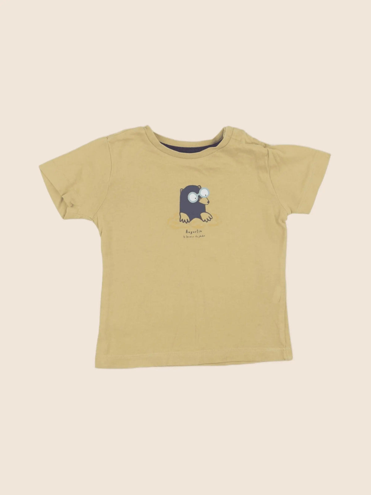 Boutchou - tee-shirt jaune - 12 mois