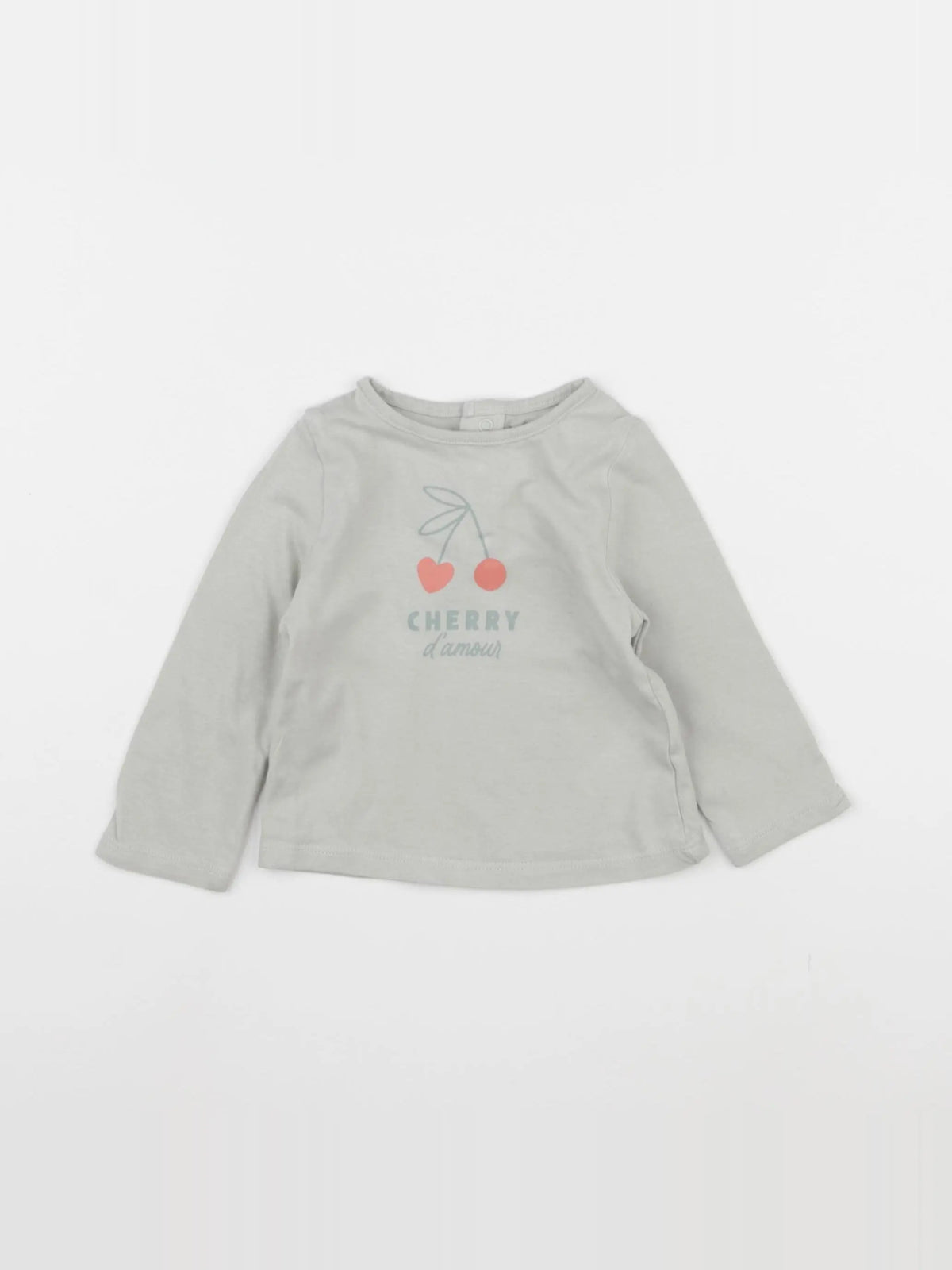 Vertbaudet - tee-shirt vert - 6 mois