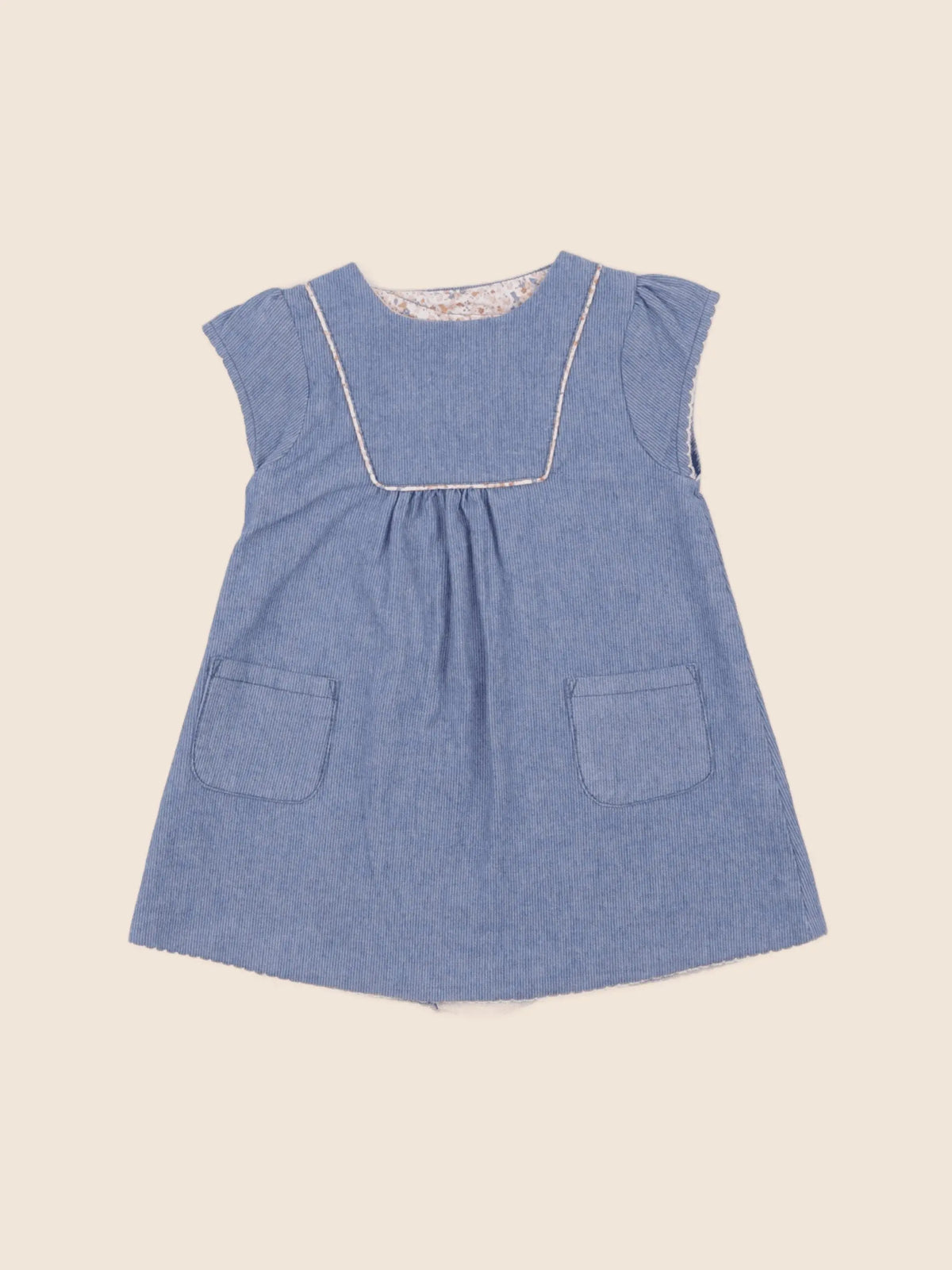 Cadet Rousselle - robe bleu - 6 mois