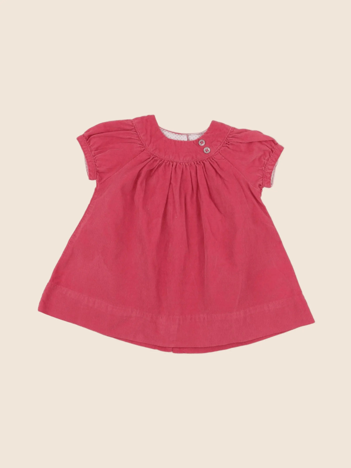 Petit Bateau - robe rose - 6 mois