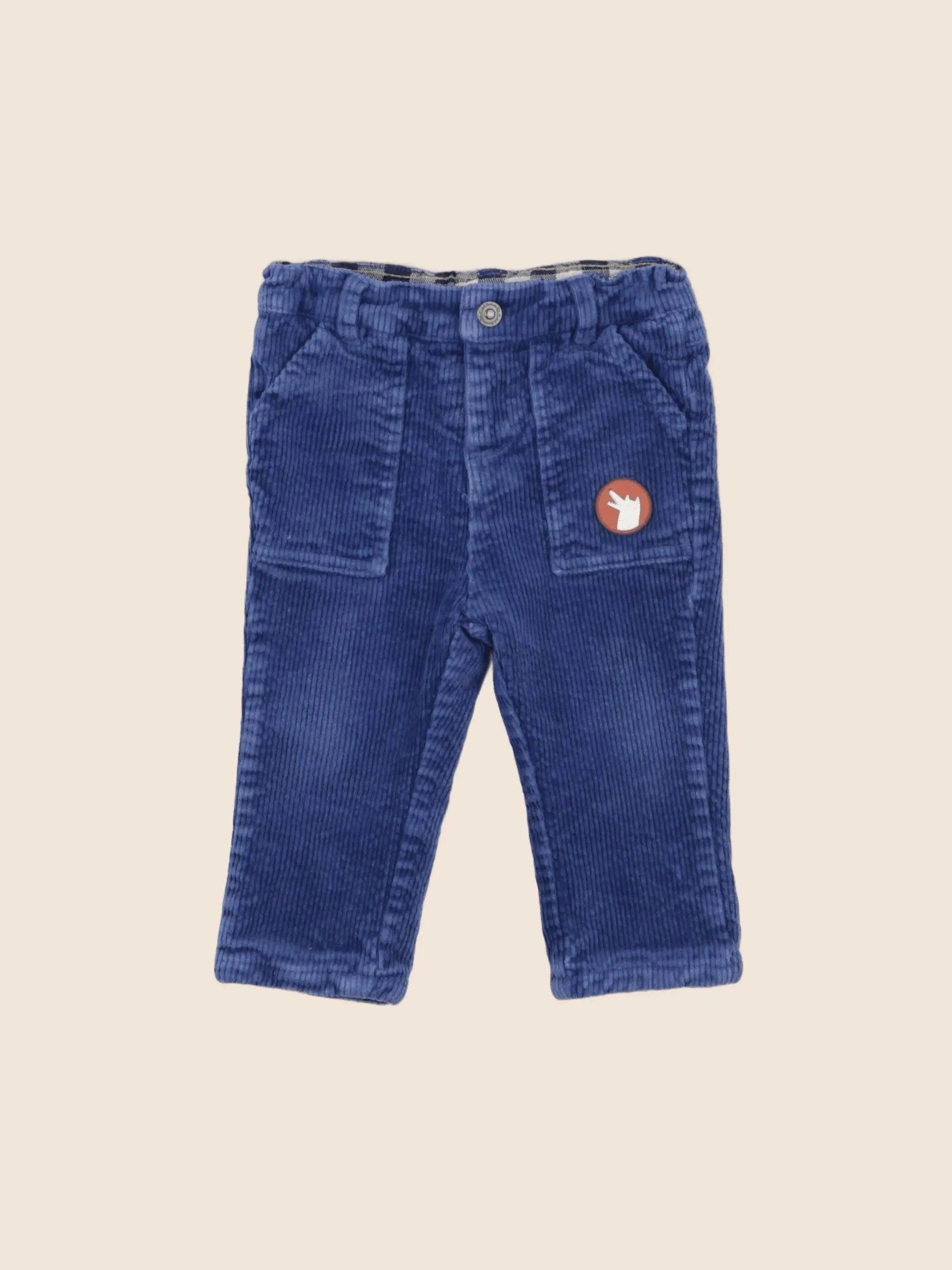 Cadet Rousselle - pantalon bleu - 12 mois