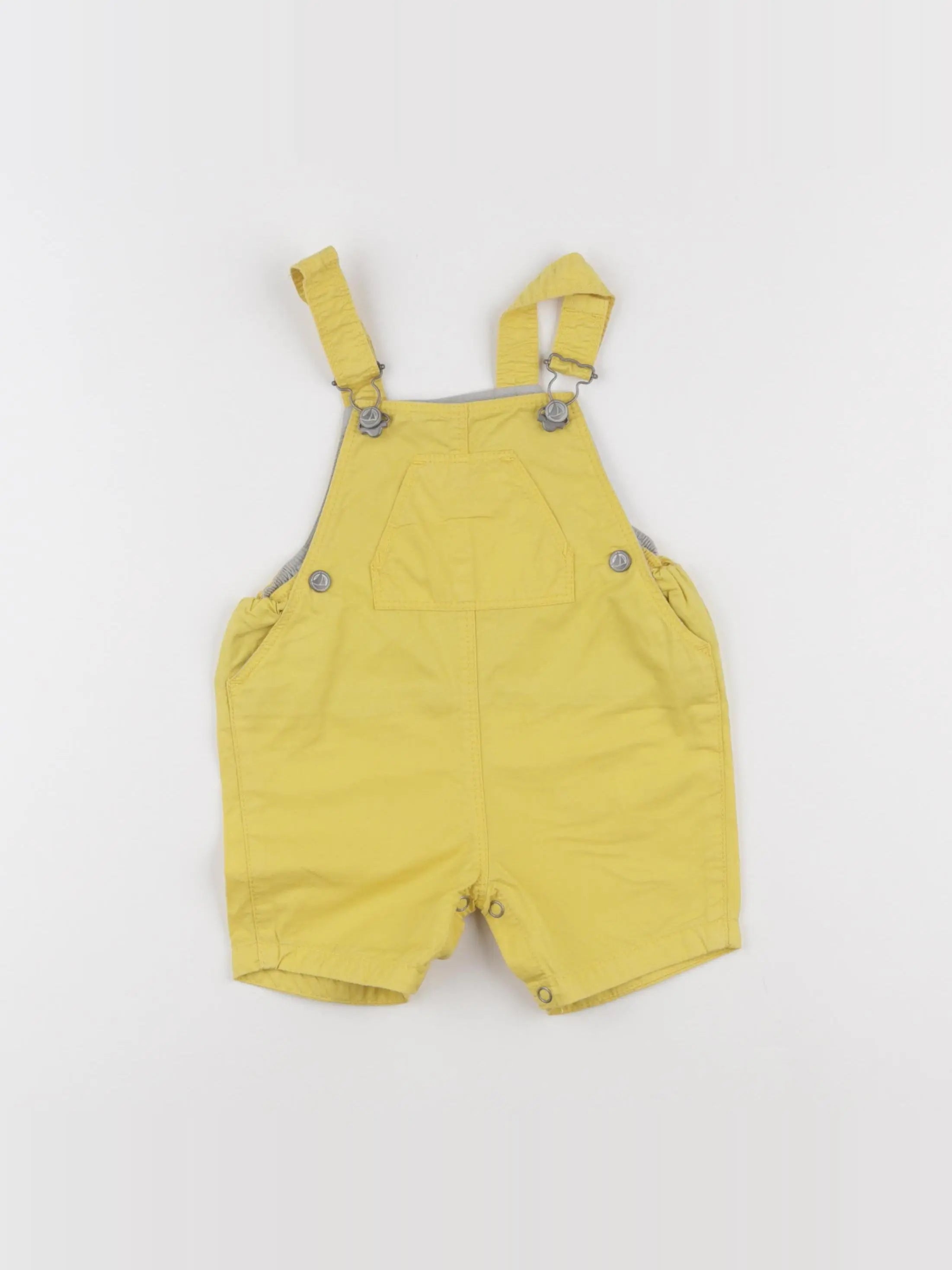 Petit Bateau - salopette jaune - 6 mois