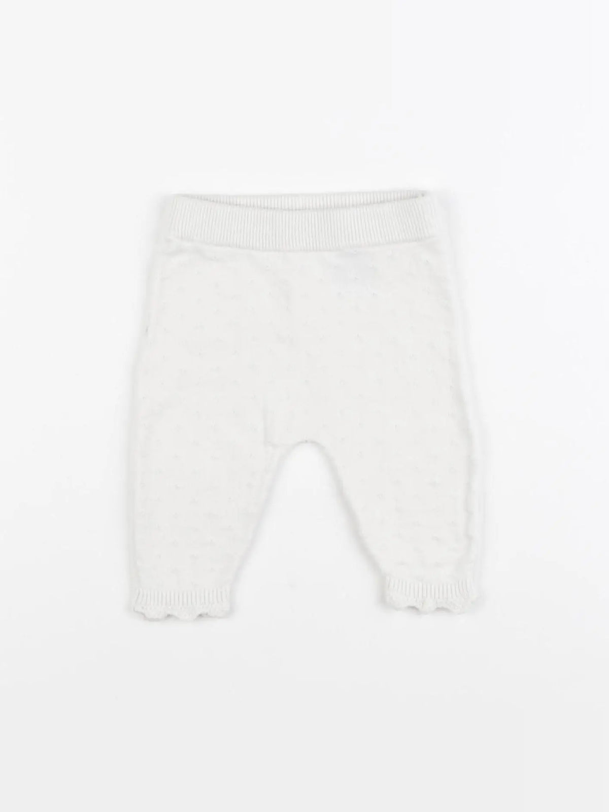 H&M - legging blanc - 3 mois