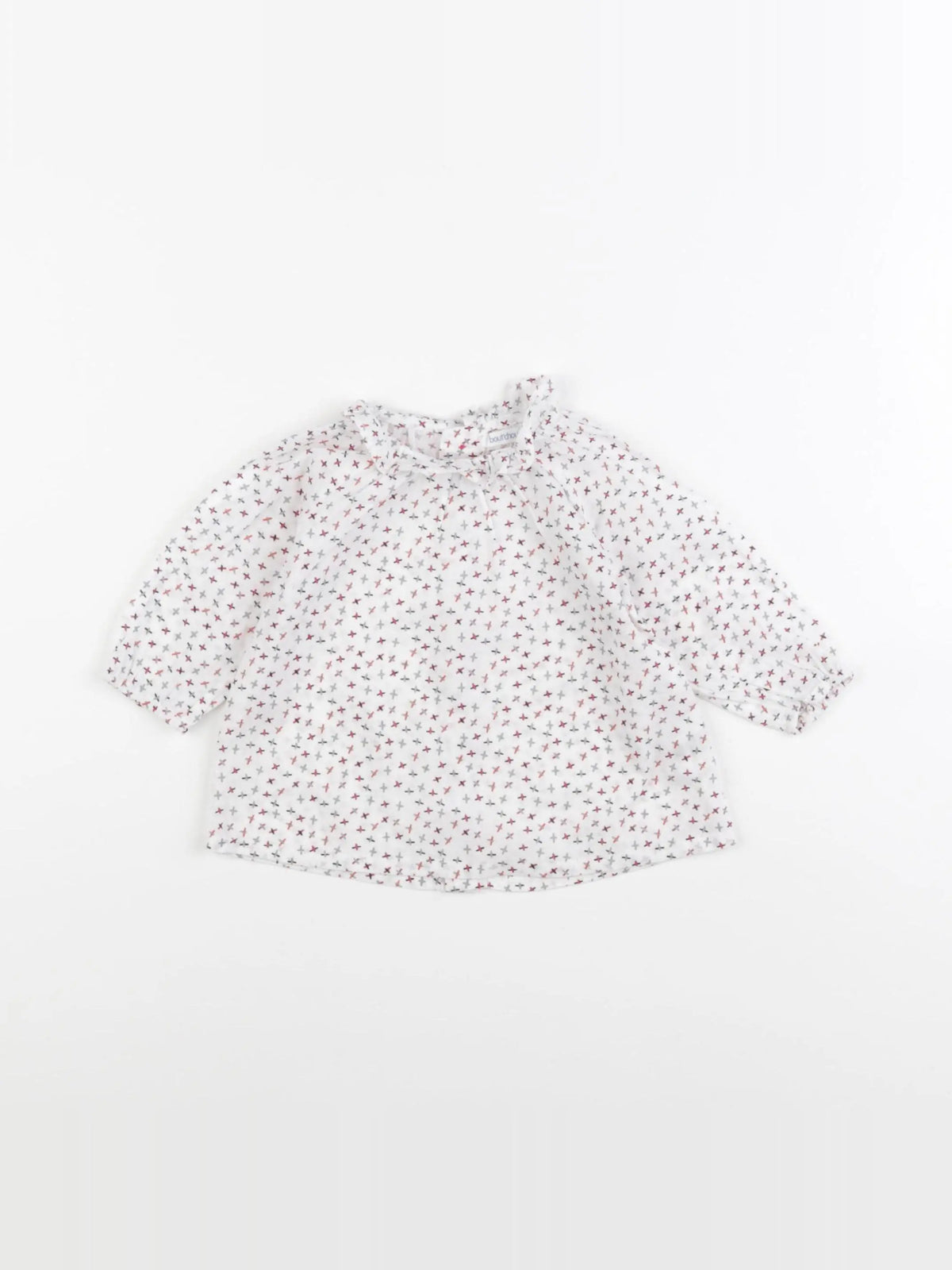 Boutchou - blouse multicolore - 6 mois