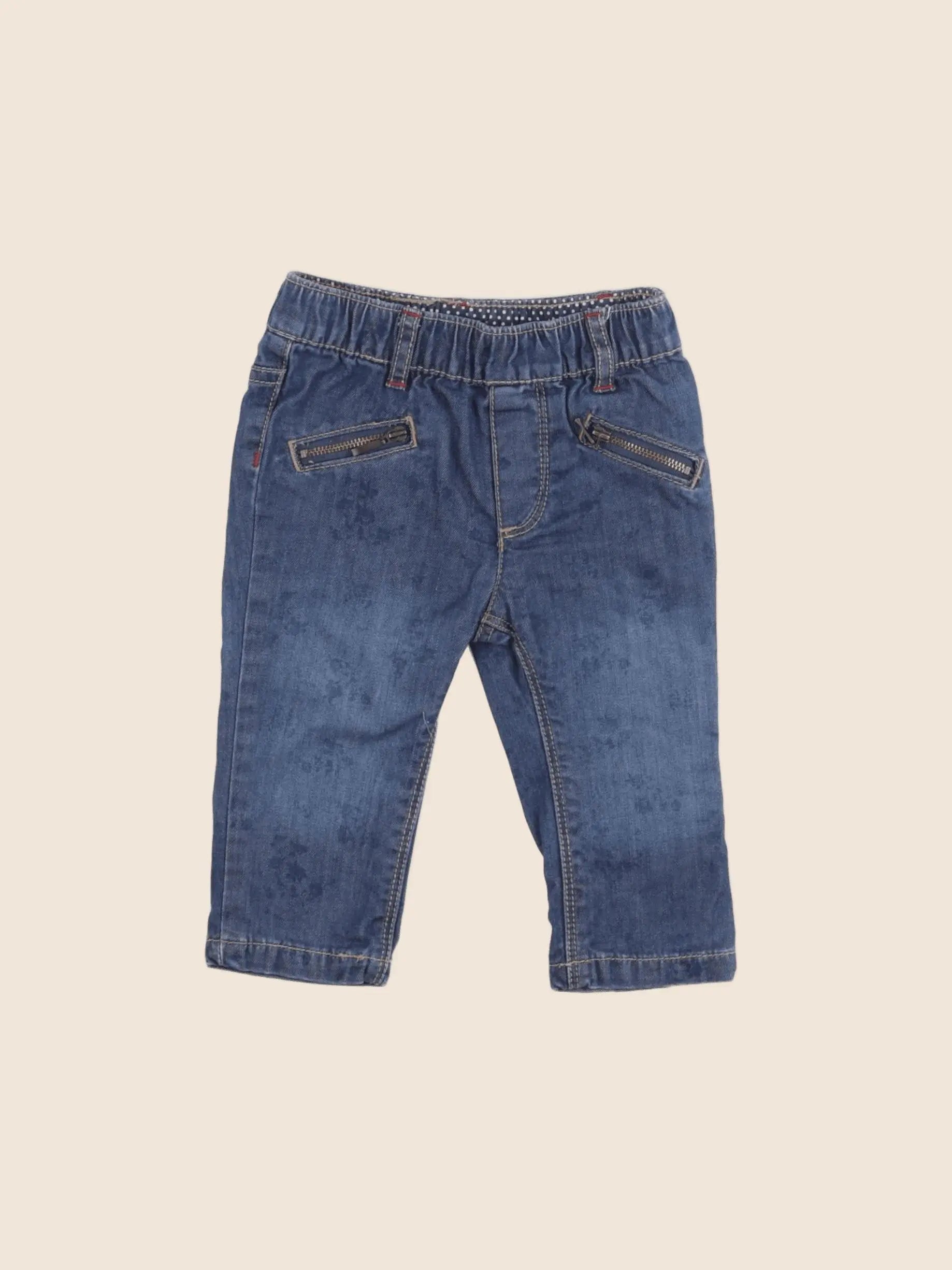 IKKS - jean bleu - 6 mois