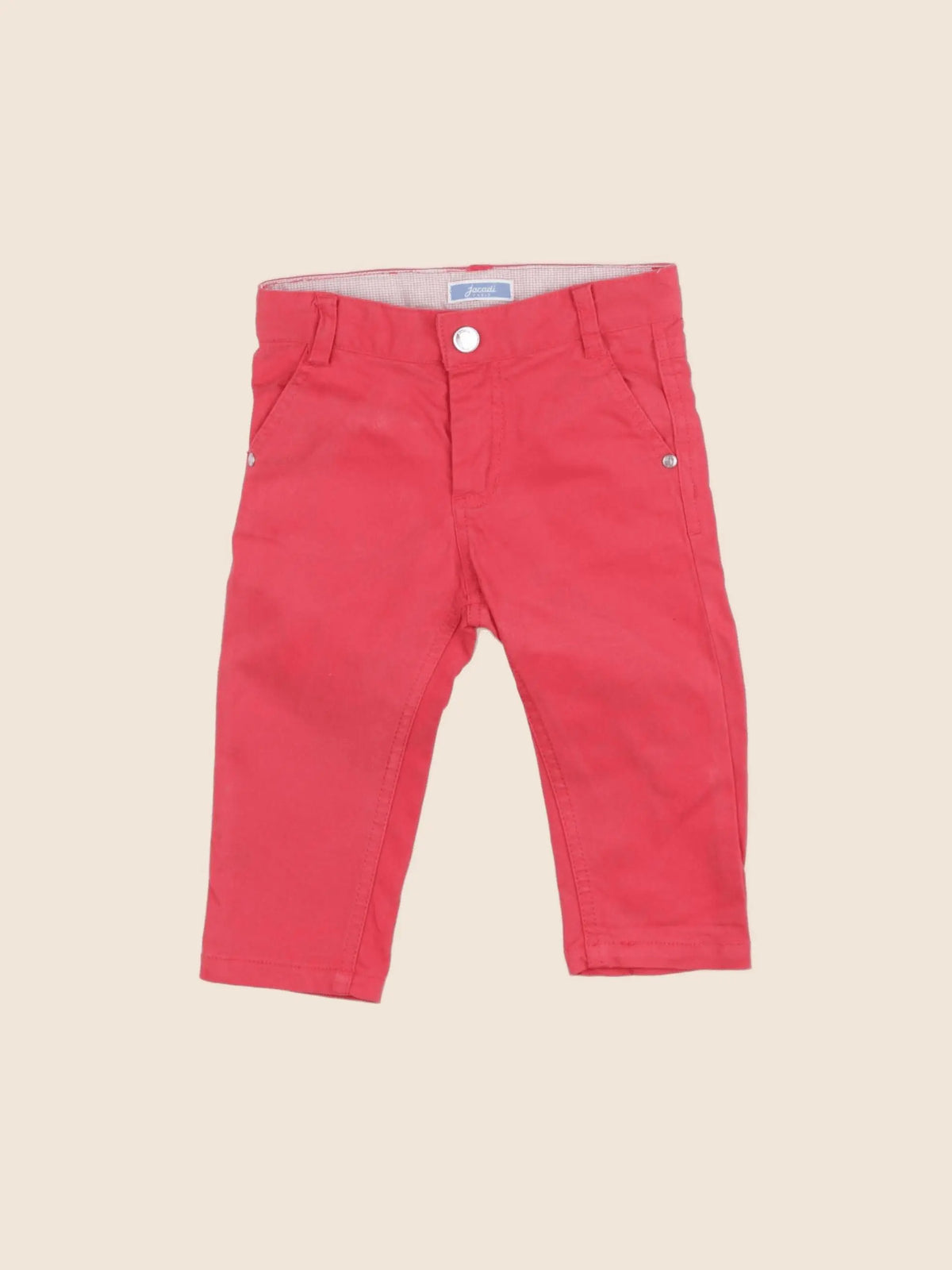 Jacadi - pantalon rouge - 12 mois
