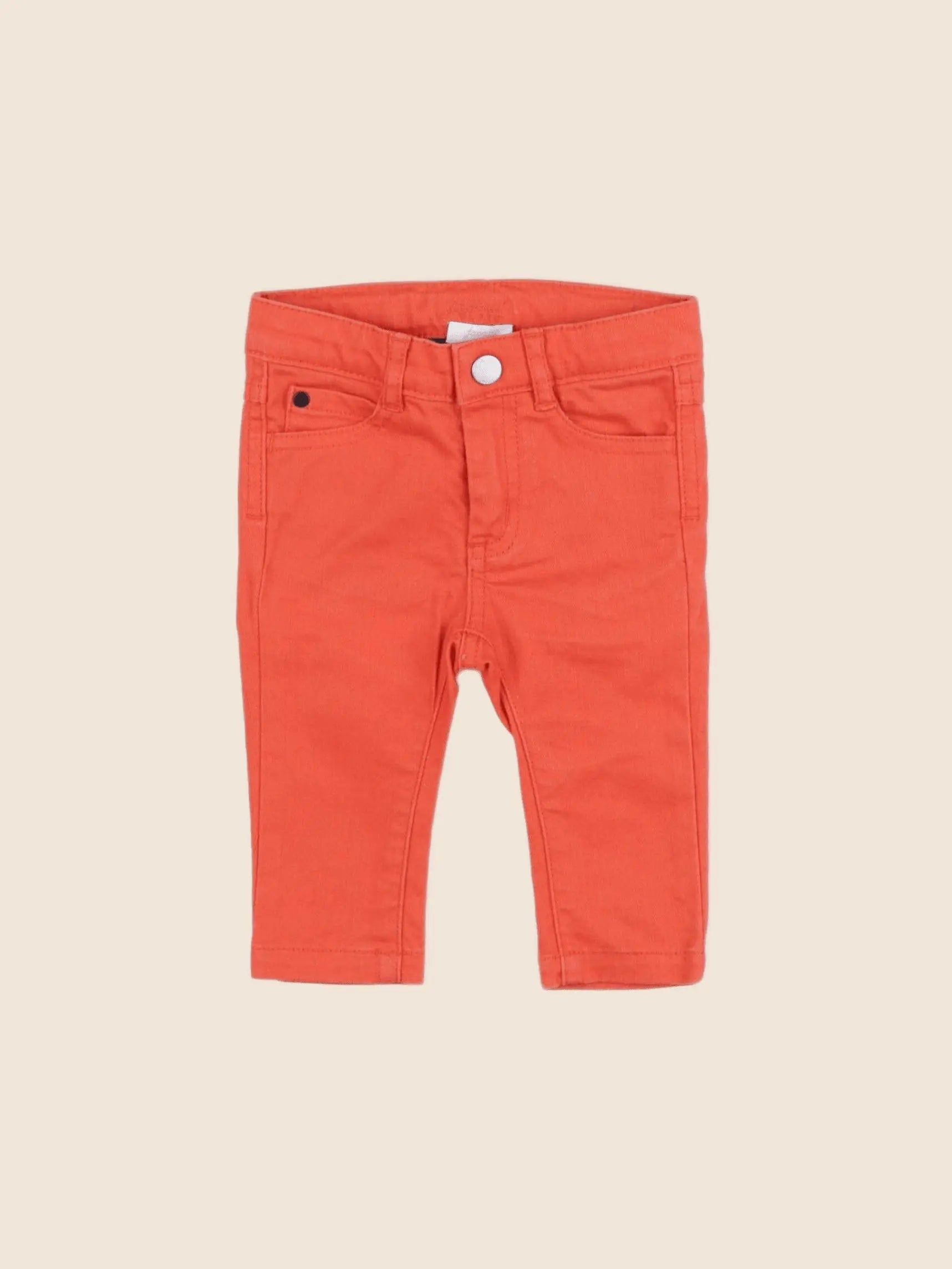 Jacadi - jean rouge - 6 mois