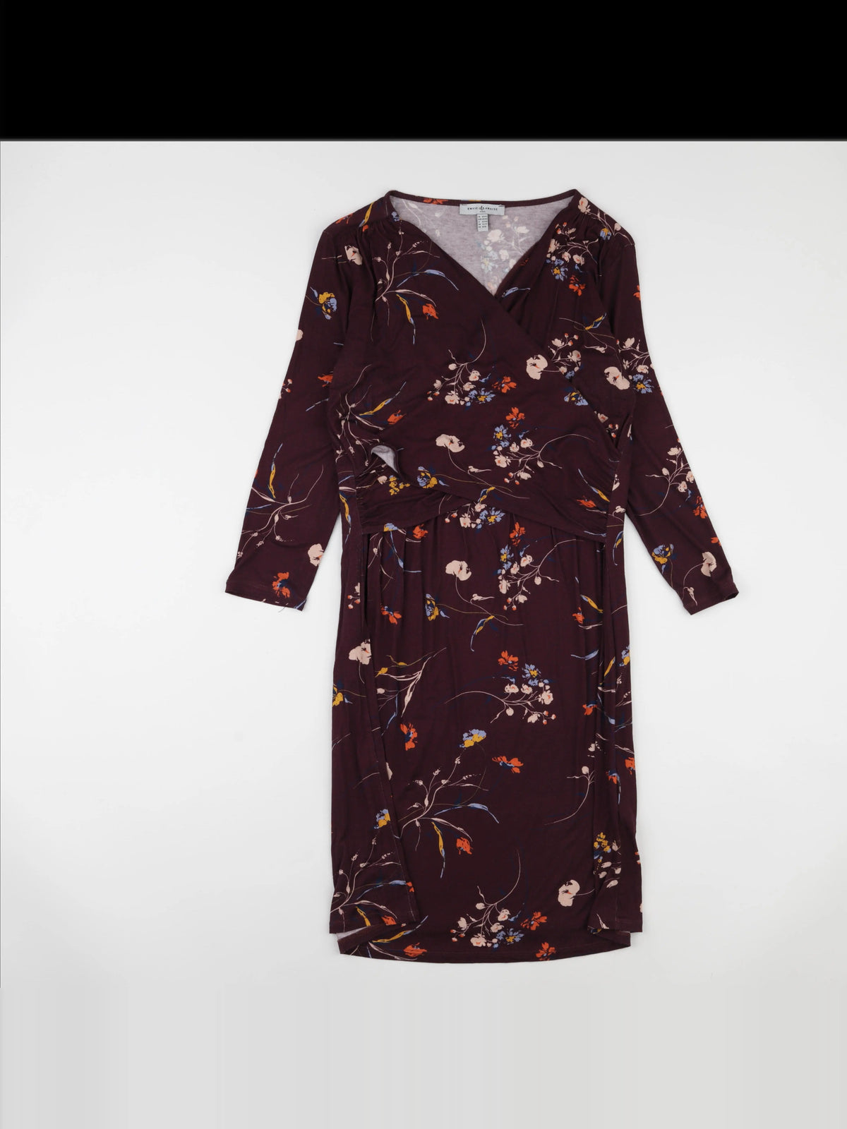 Envie de fraise - robe grossesse violet - 40 à 42