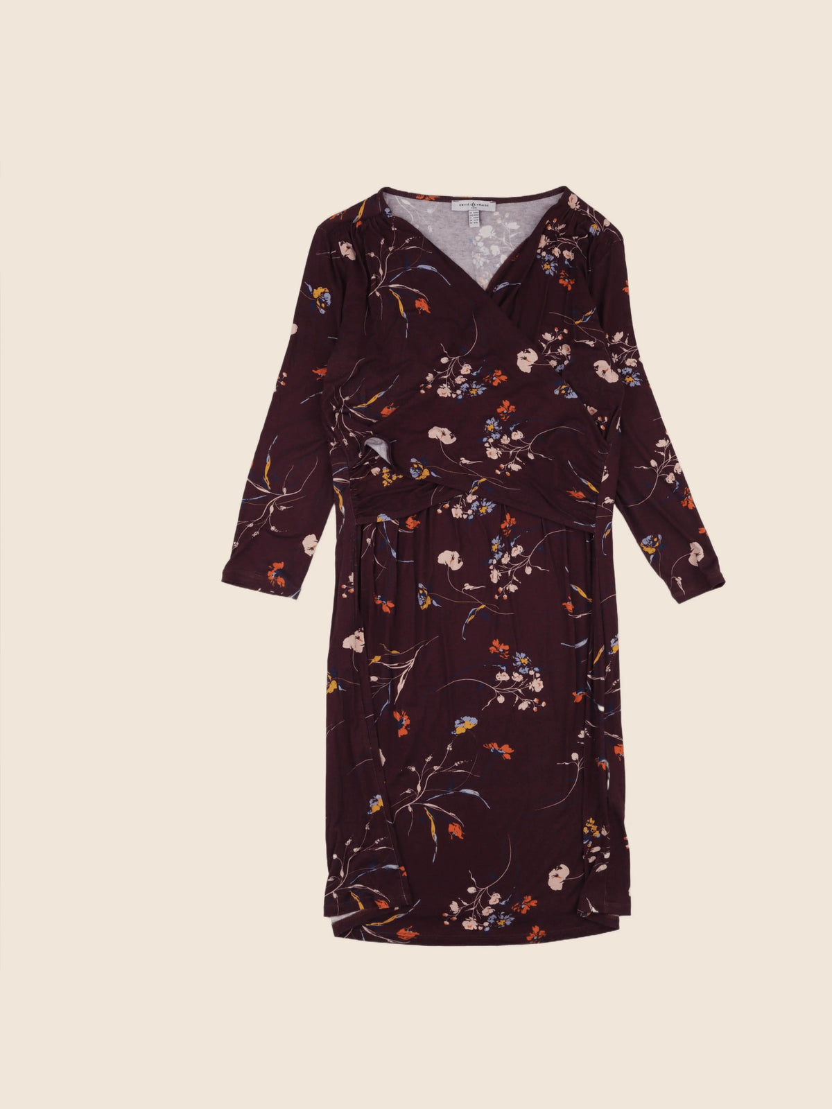 Envie de fraise - robe grossesse violet - 40 à 42