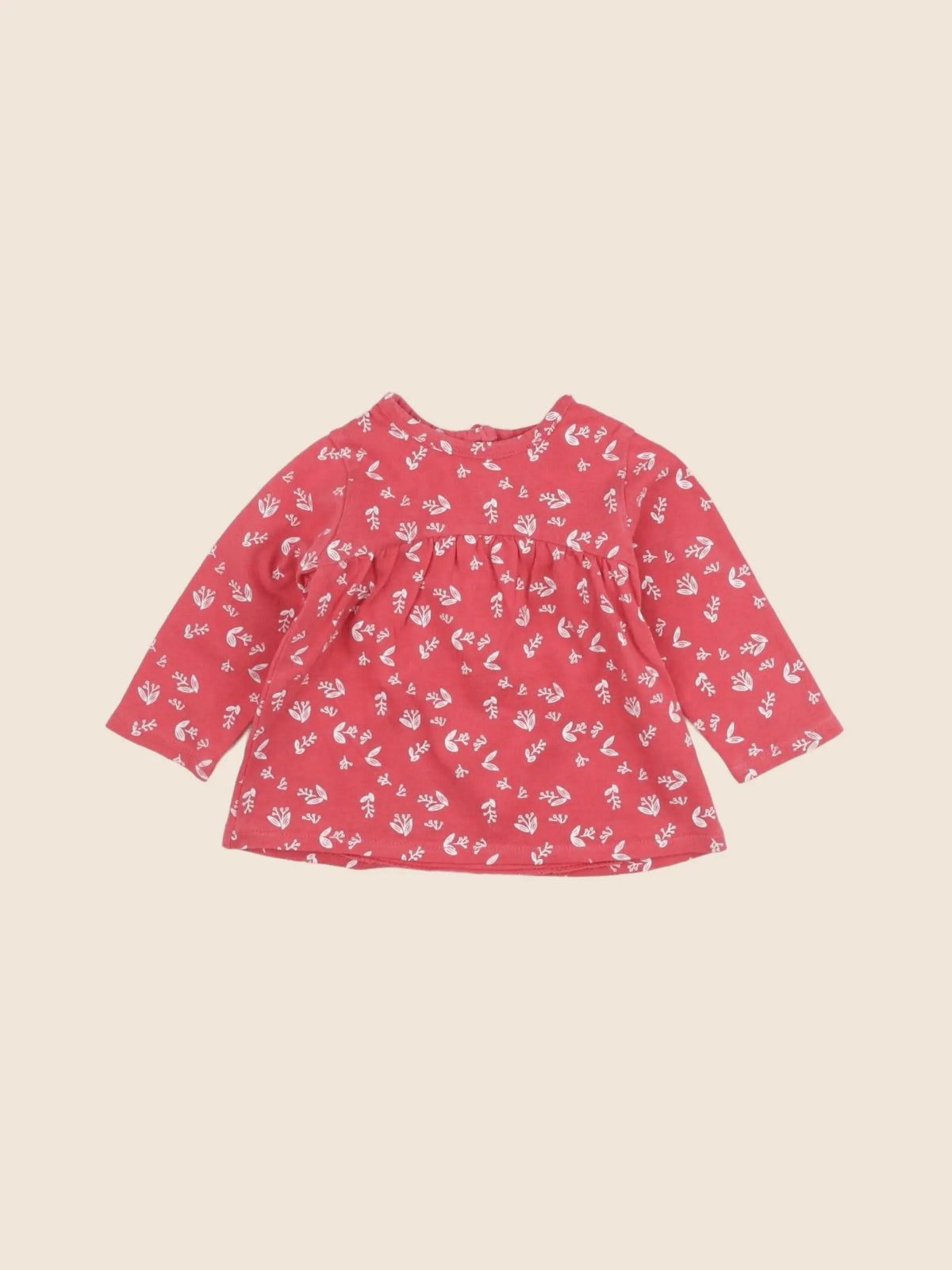 Vertbaudet - tee-shirt rouge - 3 mois