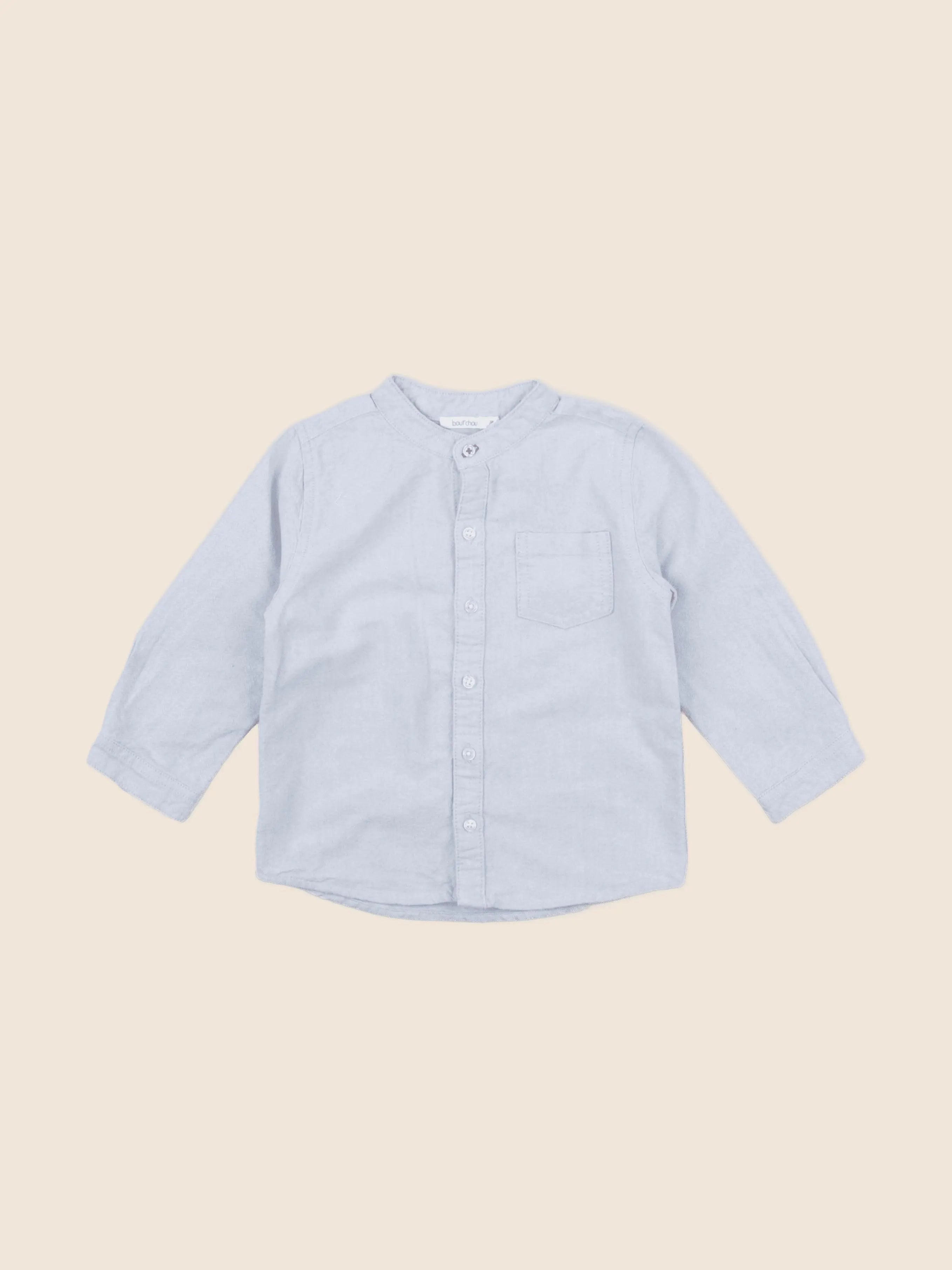 Boutchou - chemise bleu - 24 mois