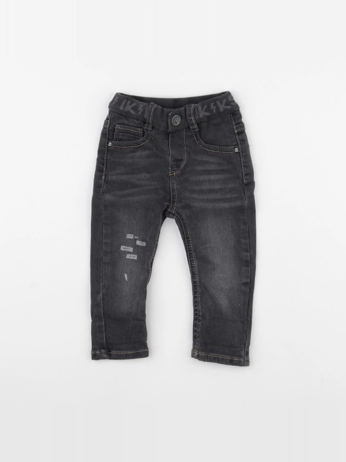 IKKS - jean gris - 18 mois
