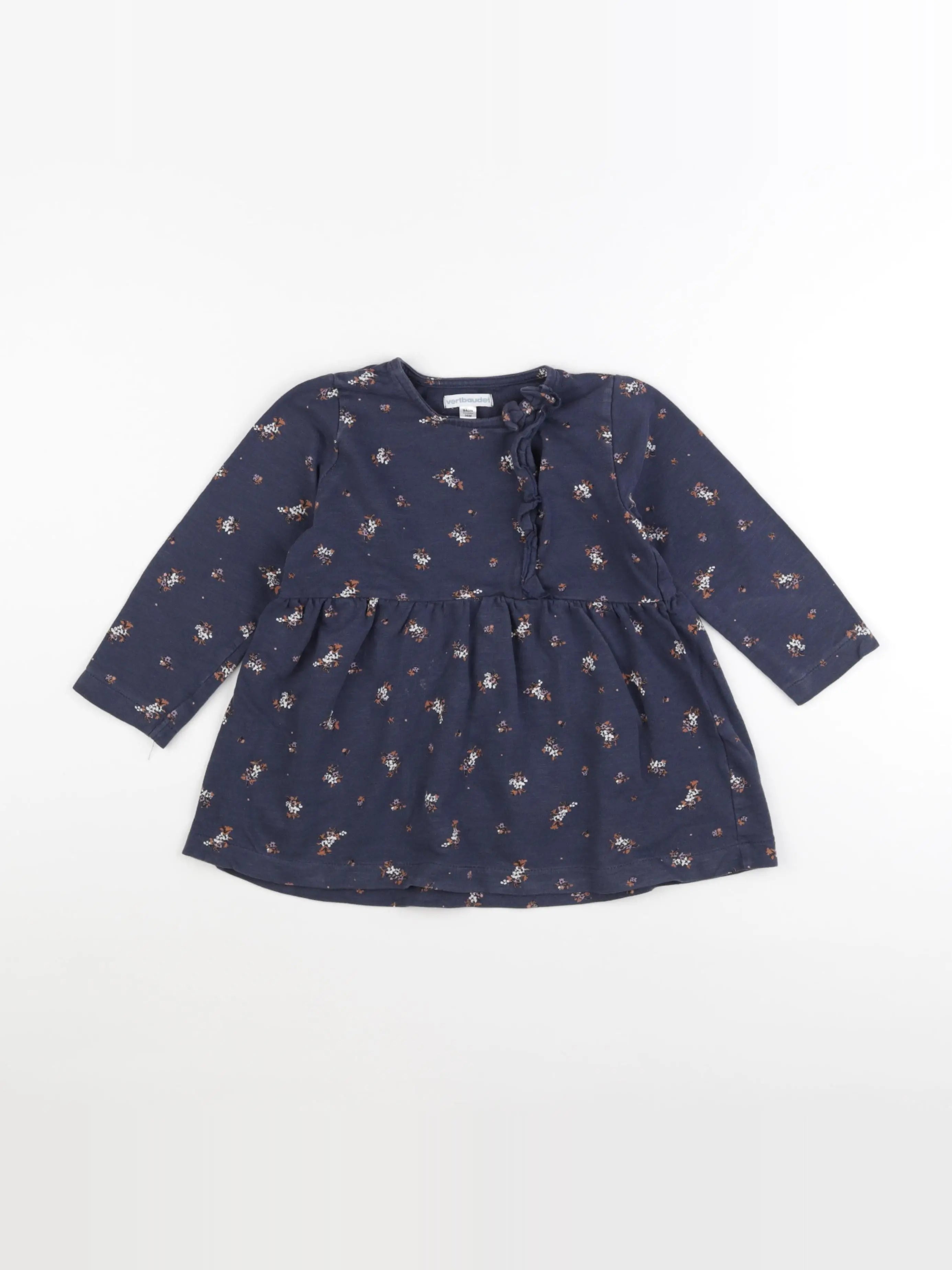 Vertbaudet - robe bleu - 36 mois