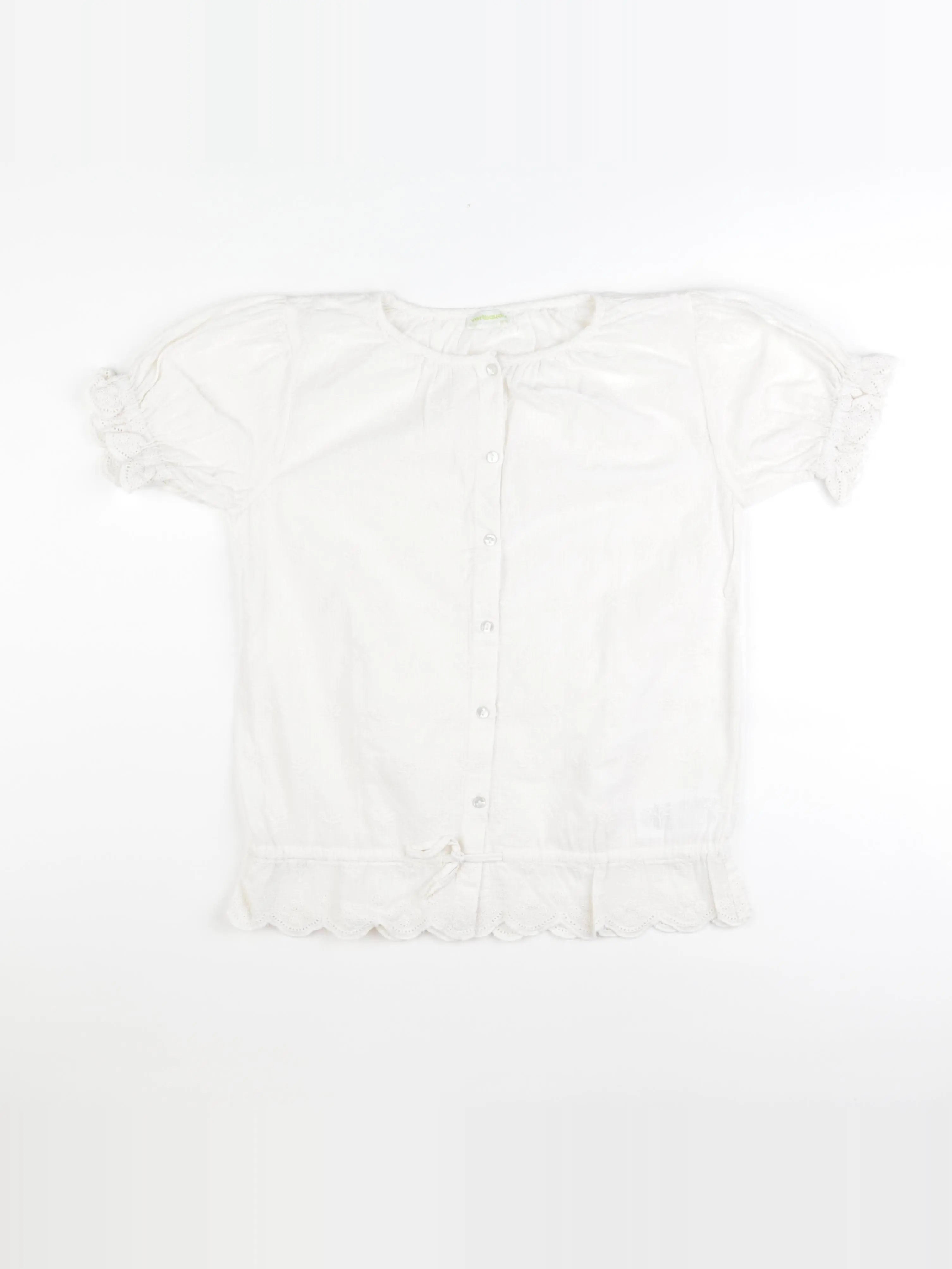 Vertbaudet - blouse blanc - 12 ans