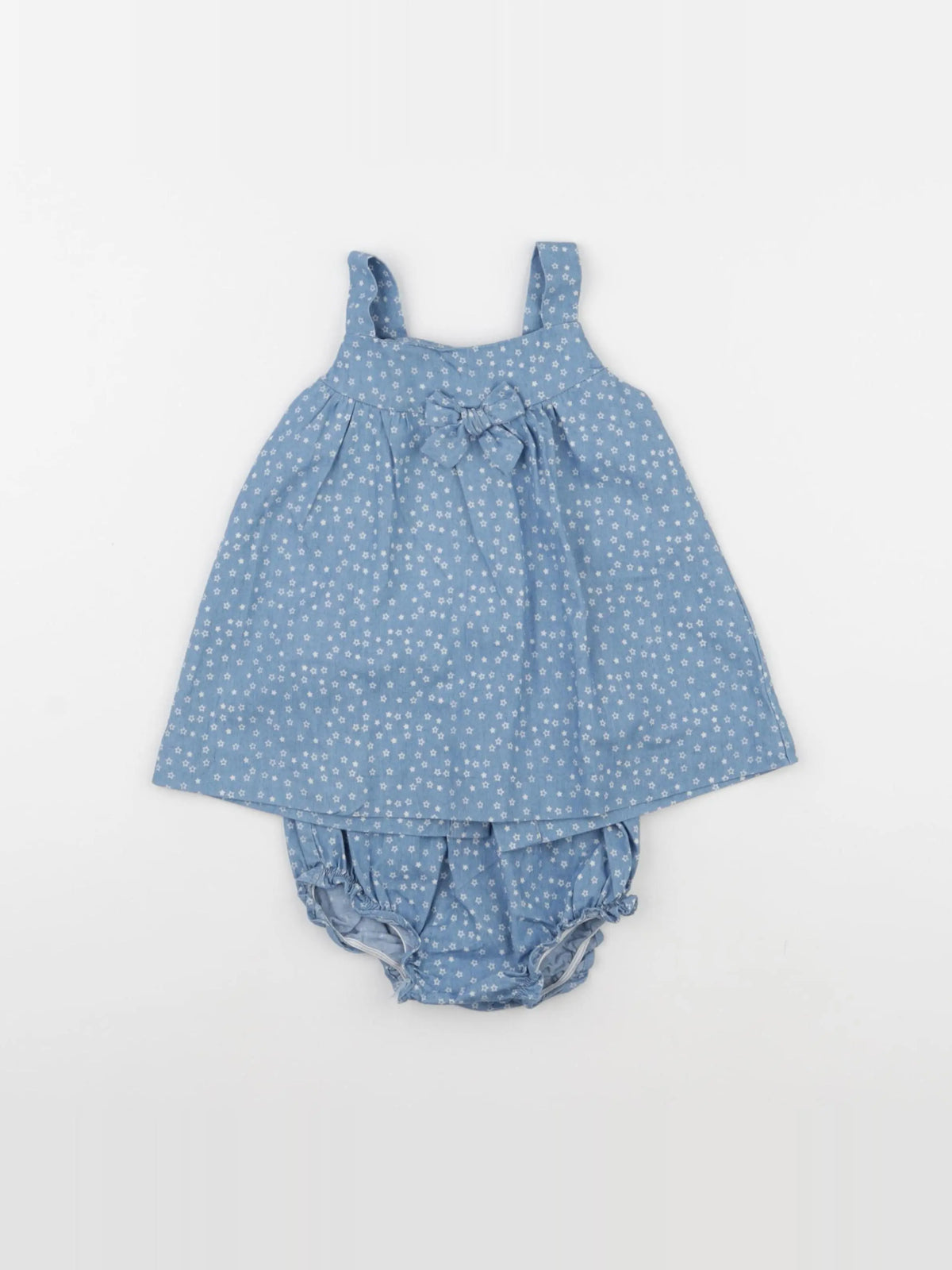 Lola Palacios - robe bleu - 12 mois