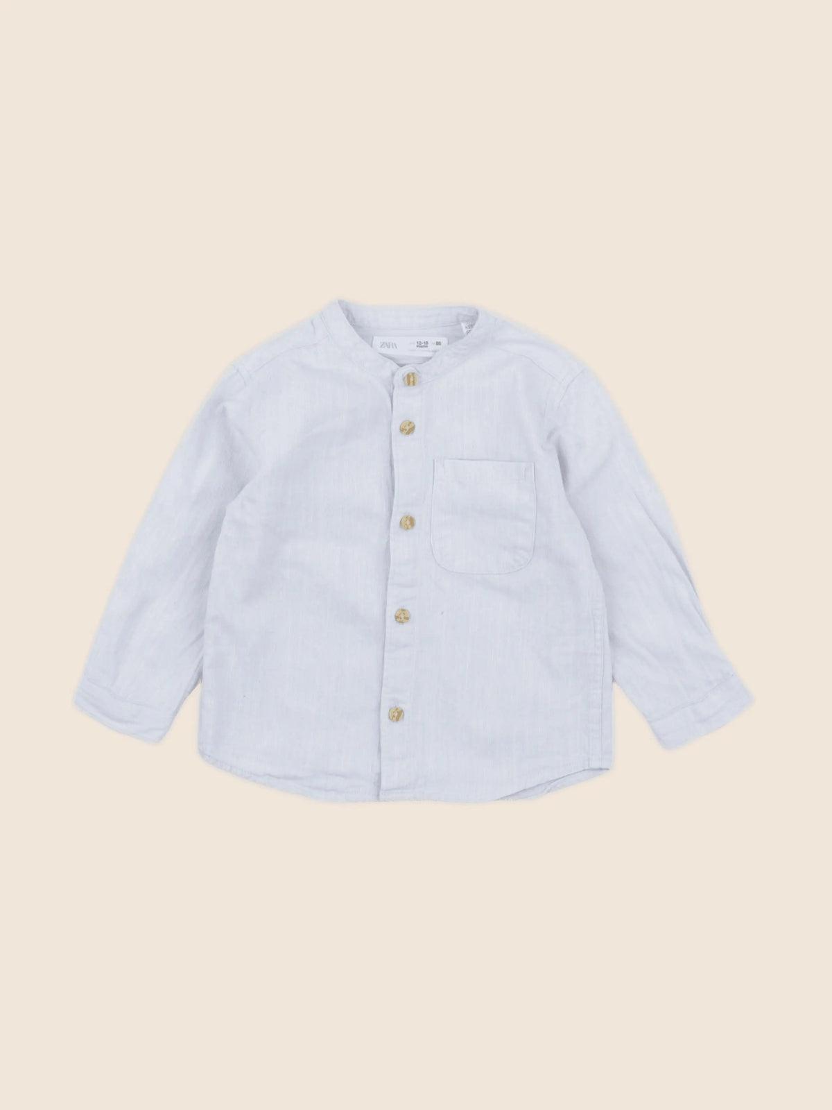 Zara - chemise bleu - 12/18 mois