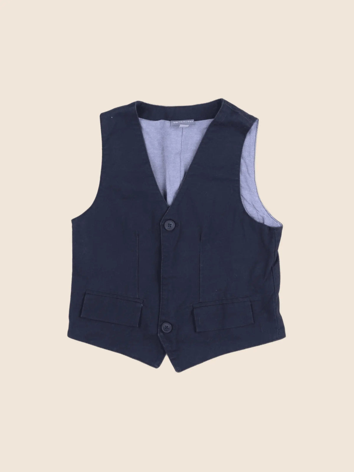 Vertbaudet - gilet bleu - 5 ans