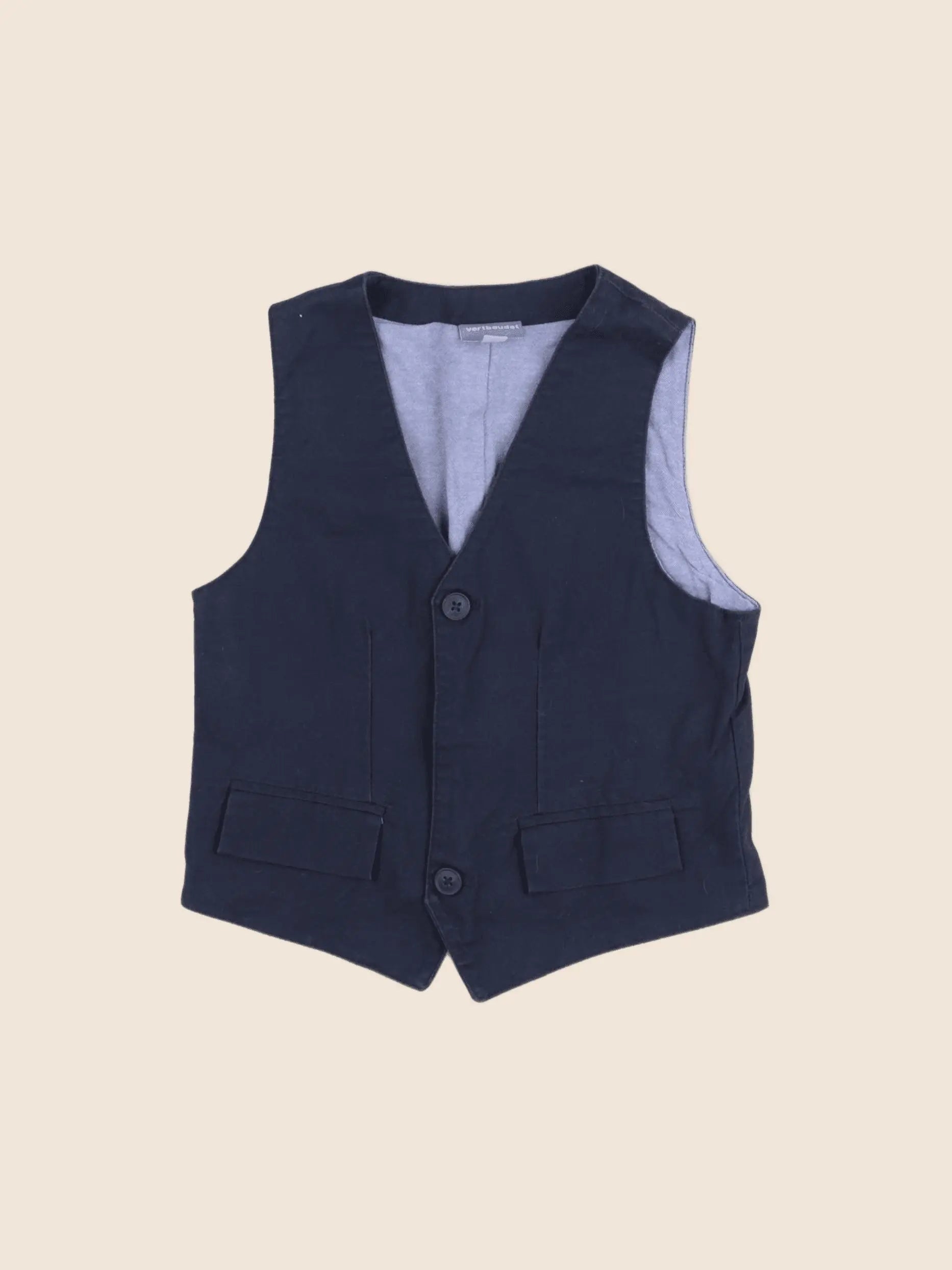 Vertbaudet - gilet bleu - 5 ans