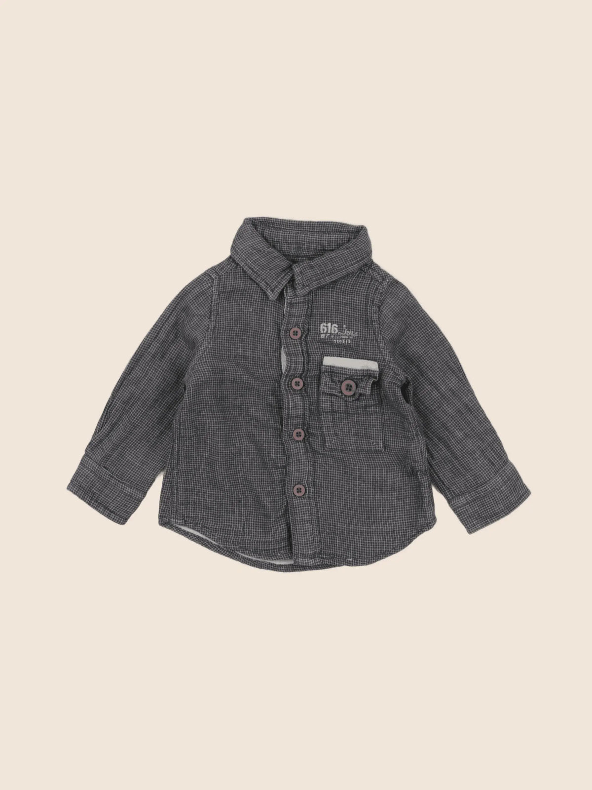 IKKS - chemise gris - 3 mois