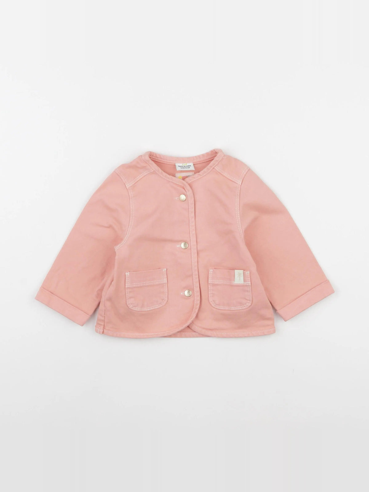 Tape à l'oeil - veste rose - 12 mois