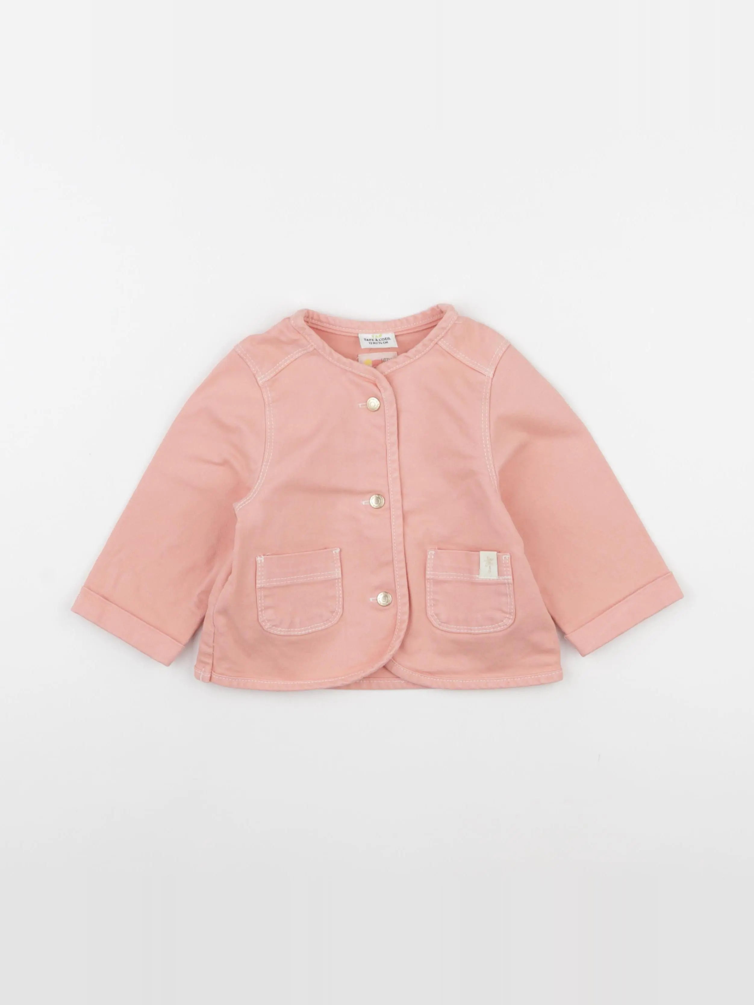 Tape à l'oeil - veste rose - 12 mois