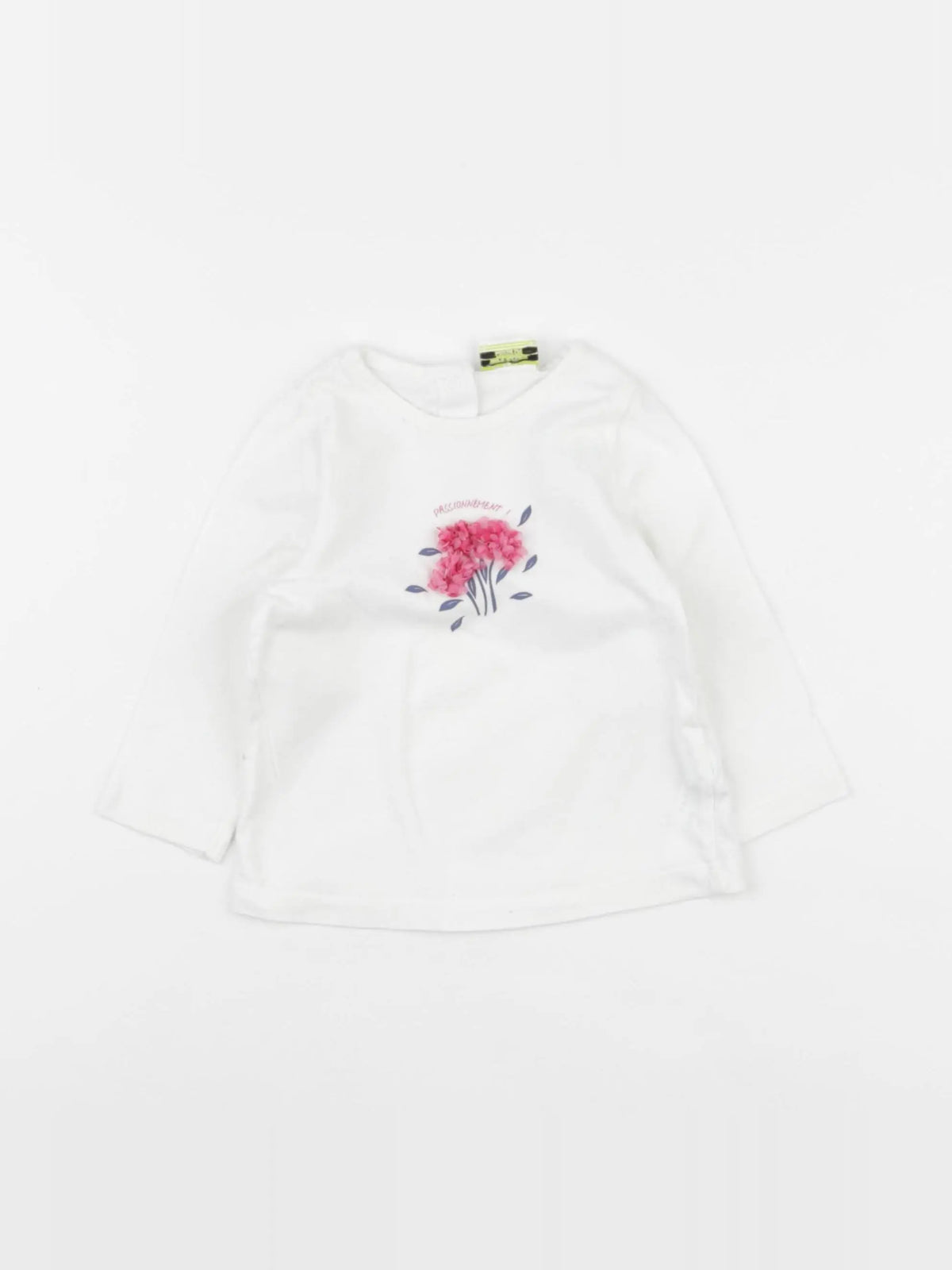 Tape à l'oeil - tee-shirt blanc - 6 mois