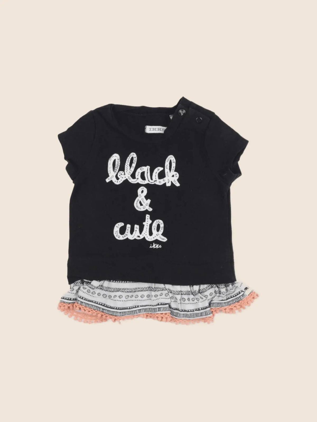 IKKS - tee-shirt multicolore - 3 mois