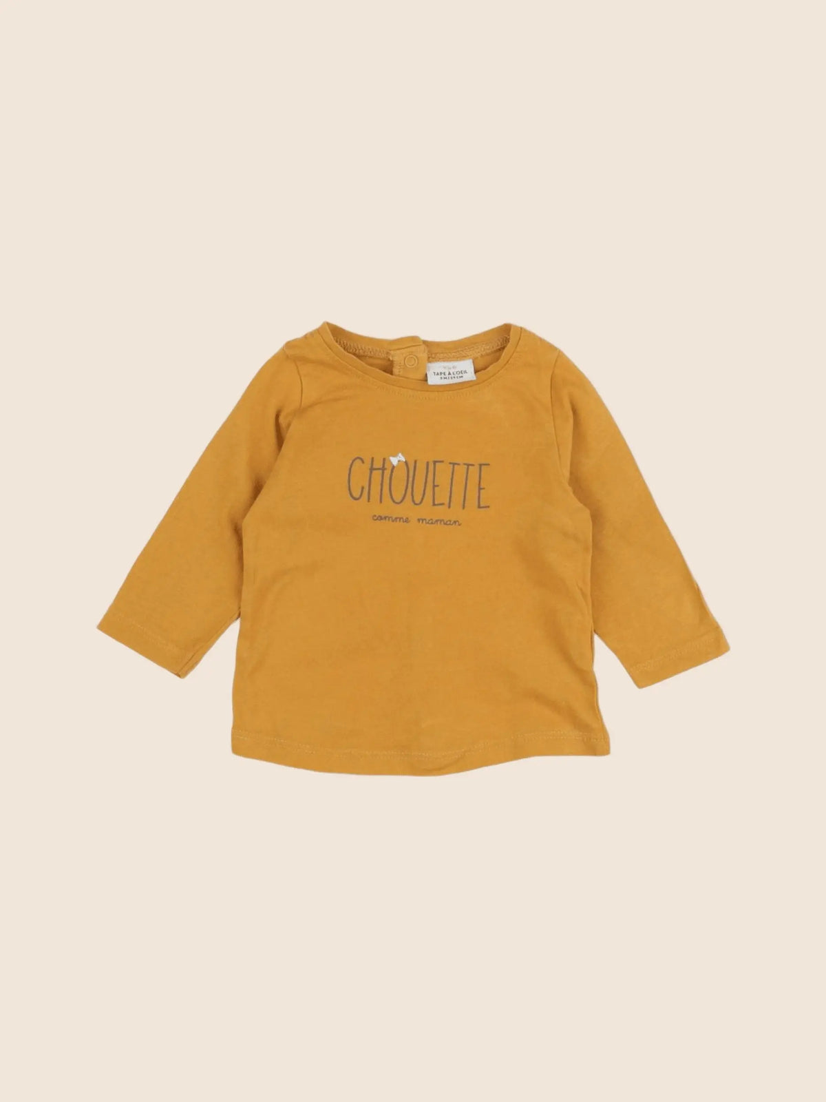 Tape à l'oeil - tee-shirt marron - 3 mois
