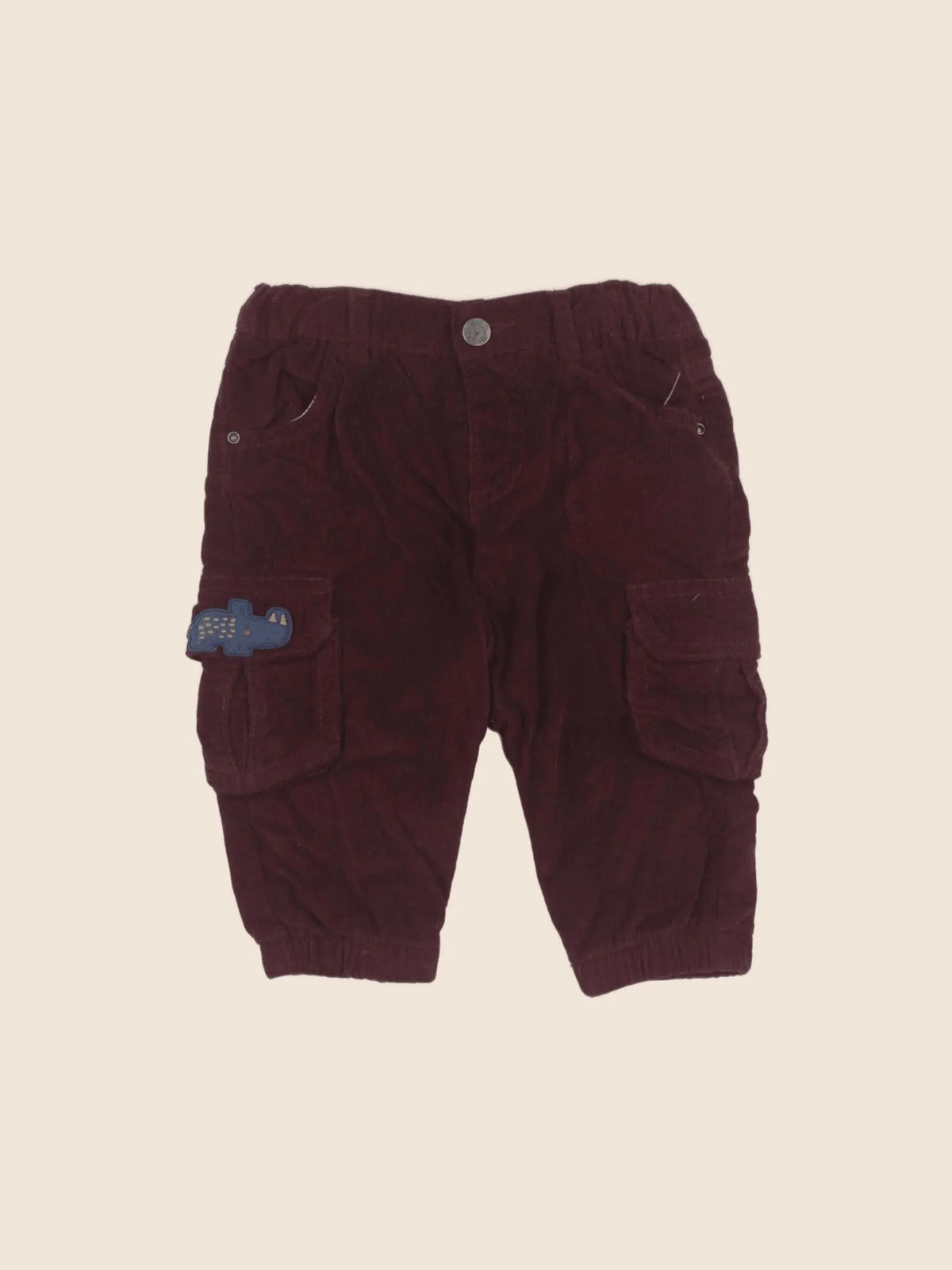 DPAM - pantalon rouge - 6 mois