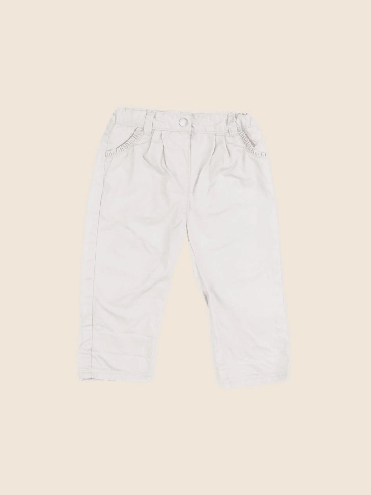 Obaïbi - pantalon beige - 6 mois