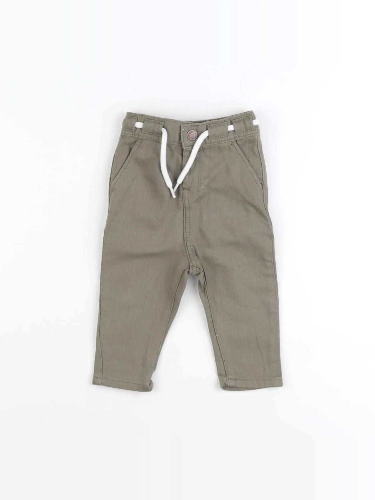 Vertbaudet - pantalon vert - 3 mois