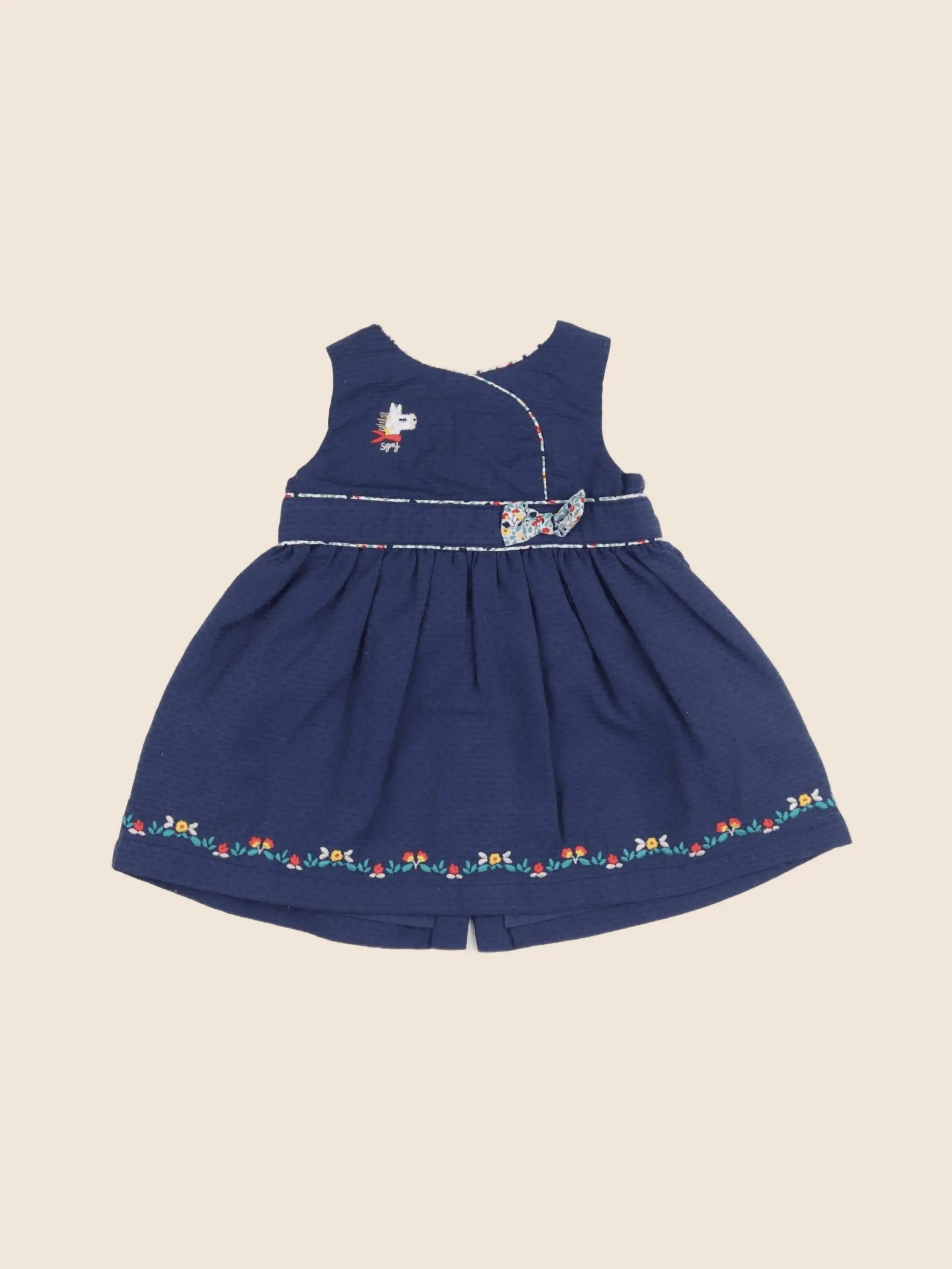 Sergent Major - robe bleu - 6 mois
