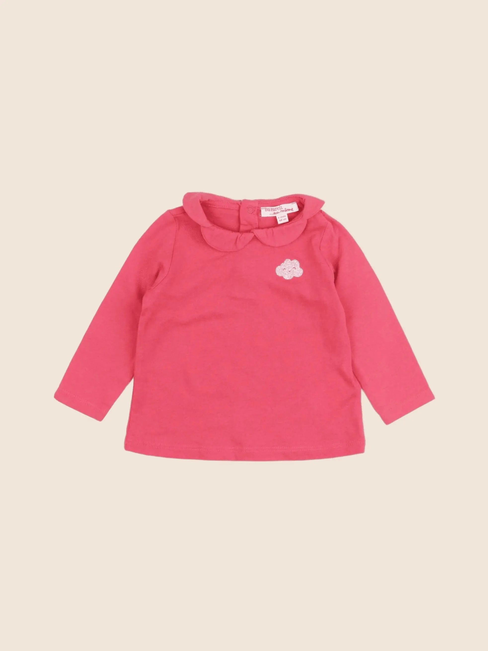 DPAM - tee-shirt rouge - 6 mois