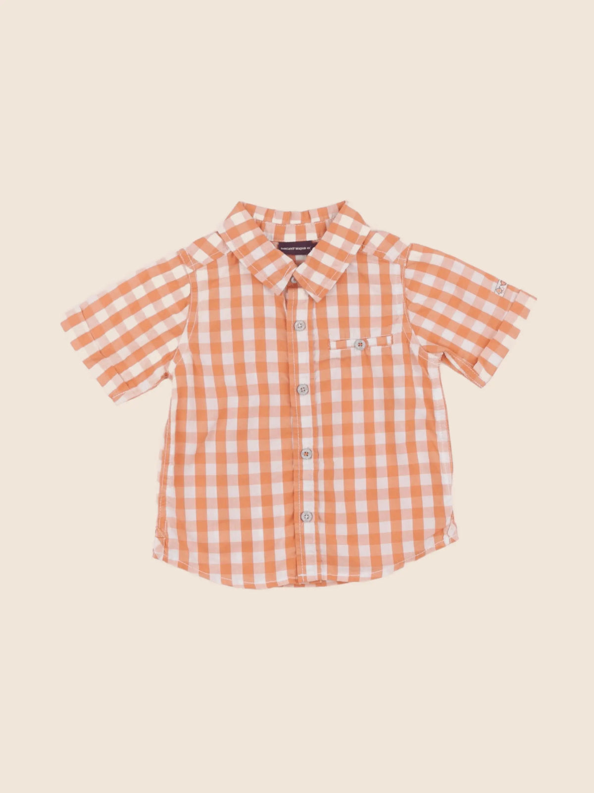 Sergent Major - chemise orange - 18 mois