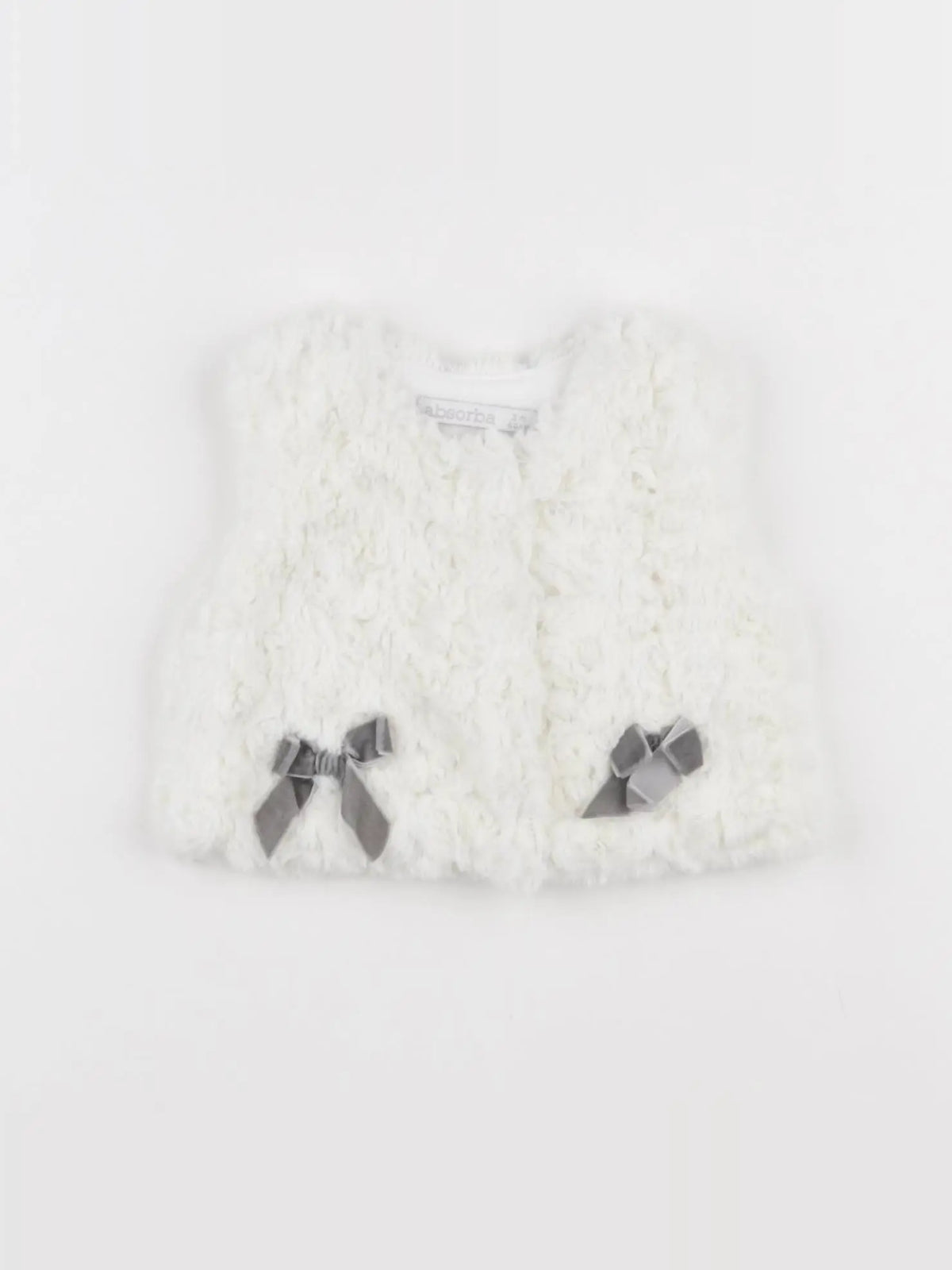 Absorba - gilet blanc - 3 mois