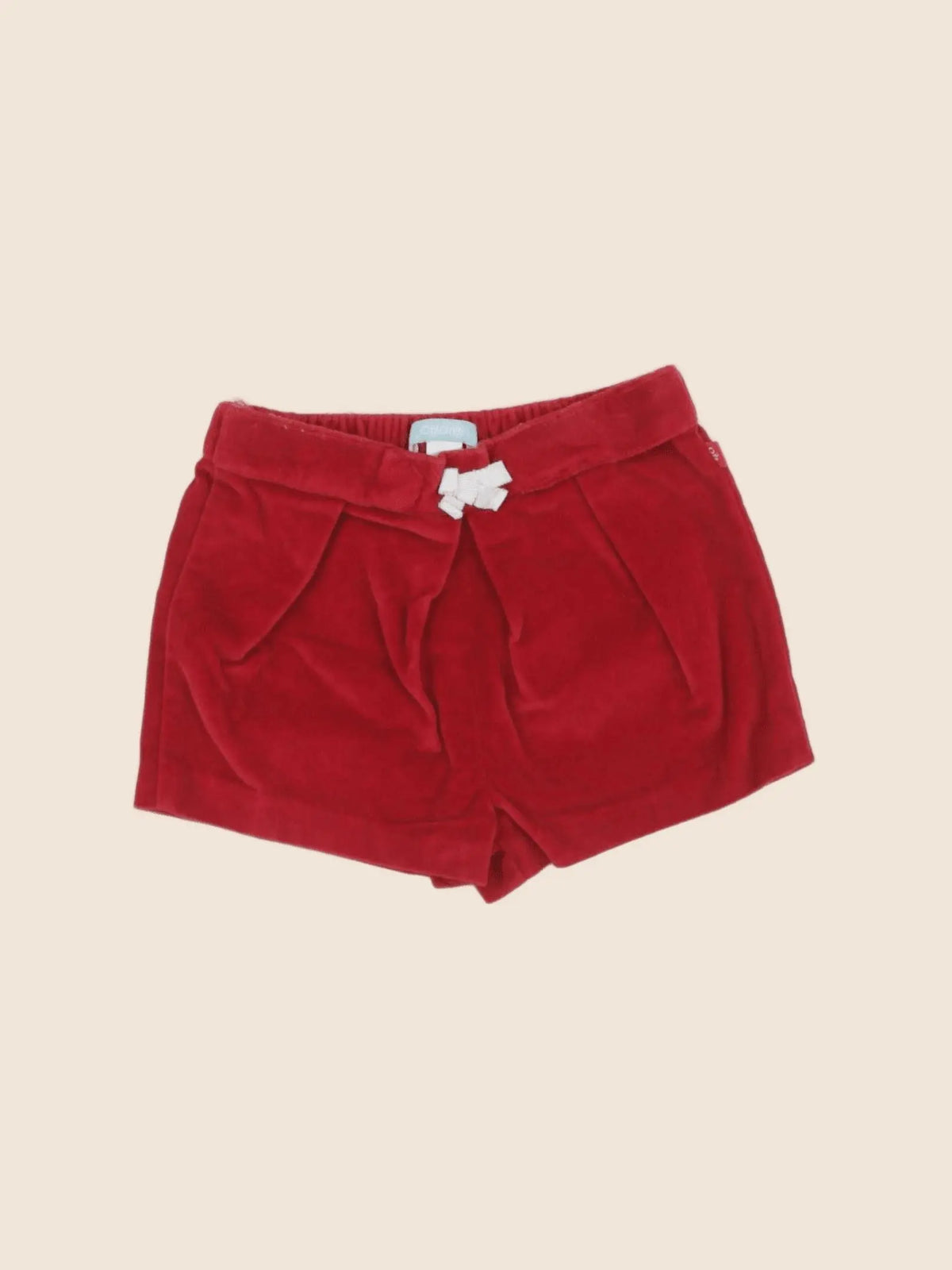 Obaïbi - short rouge - 6 mois