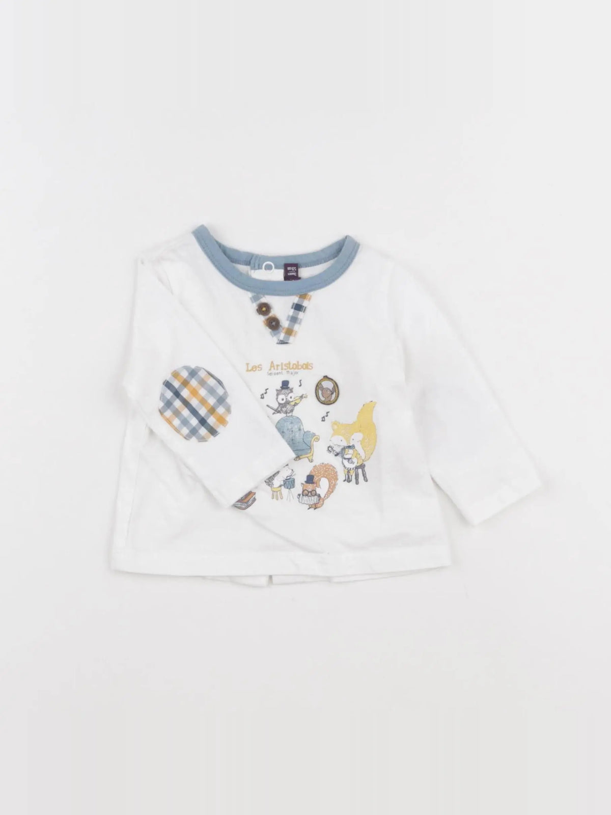 Sergent Major - tee-shirt blanc - 3 mois