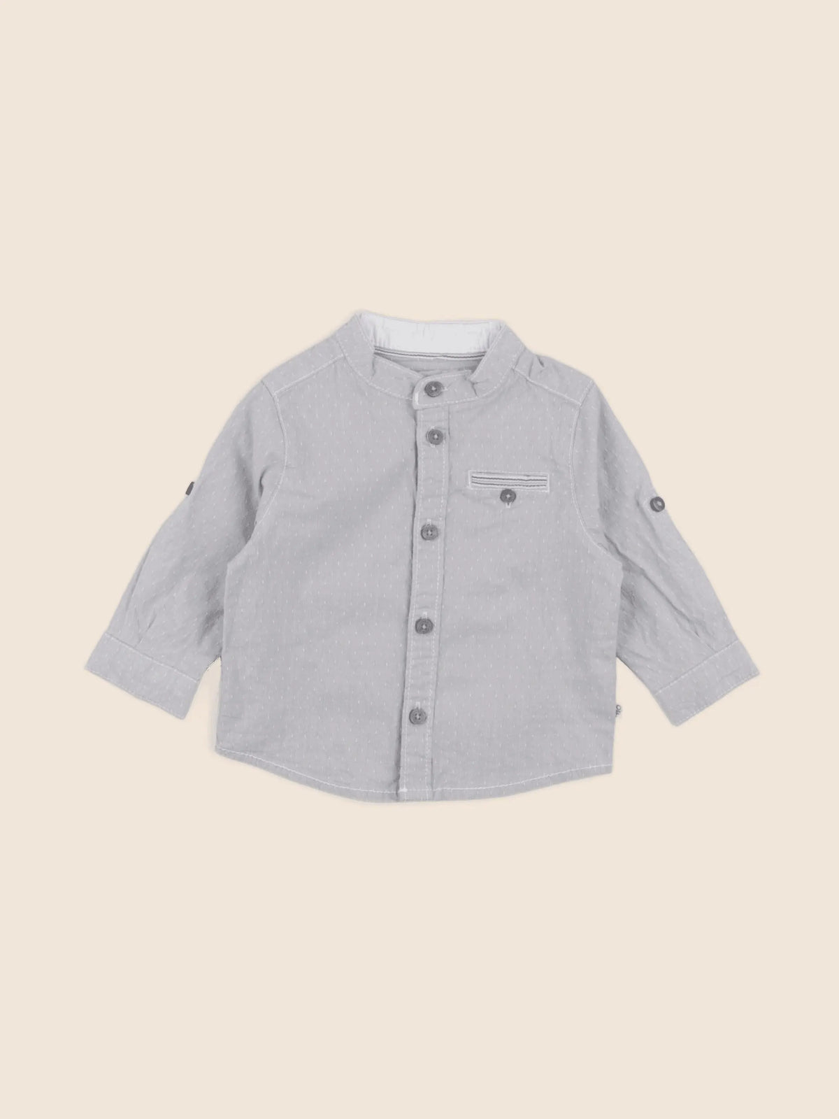 Obaïbi - chemise gris - 6 mois
