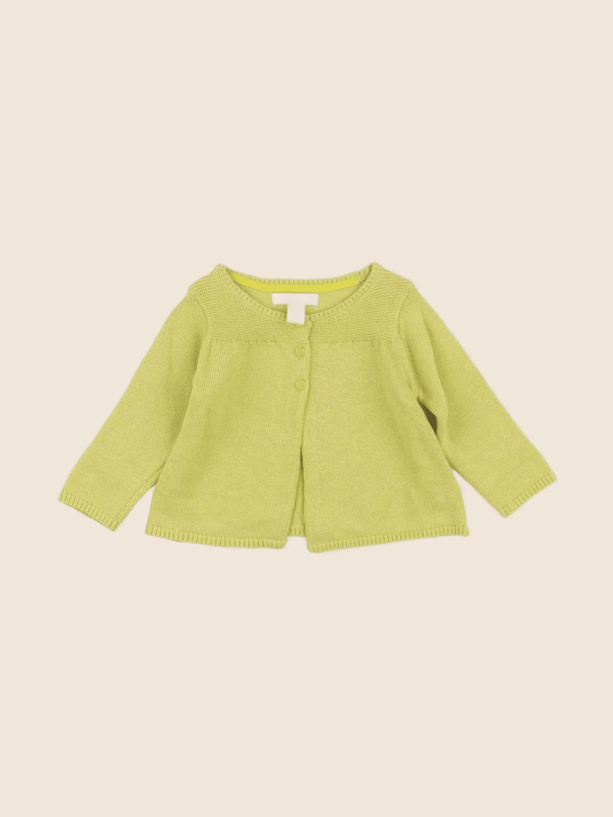 Obaïbi - gilet jaune - 6 mois