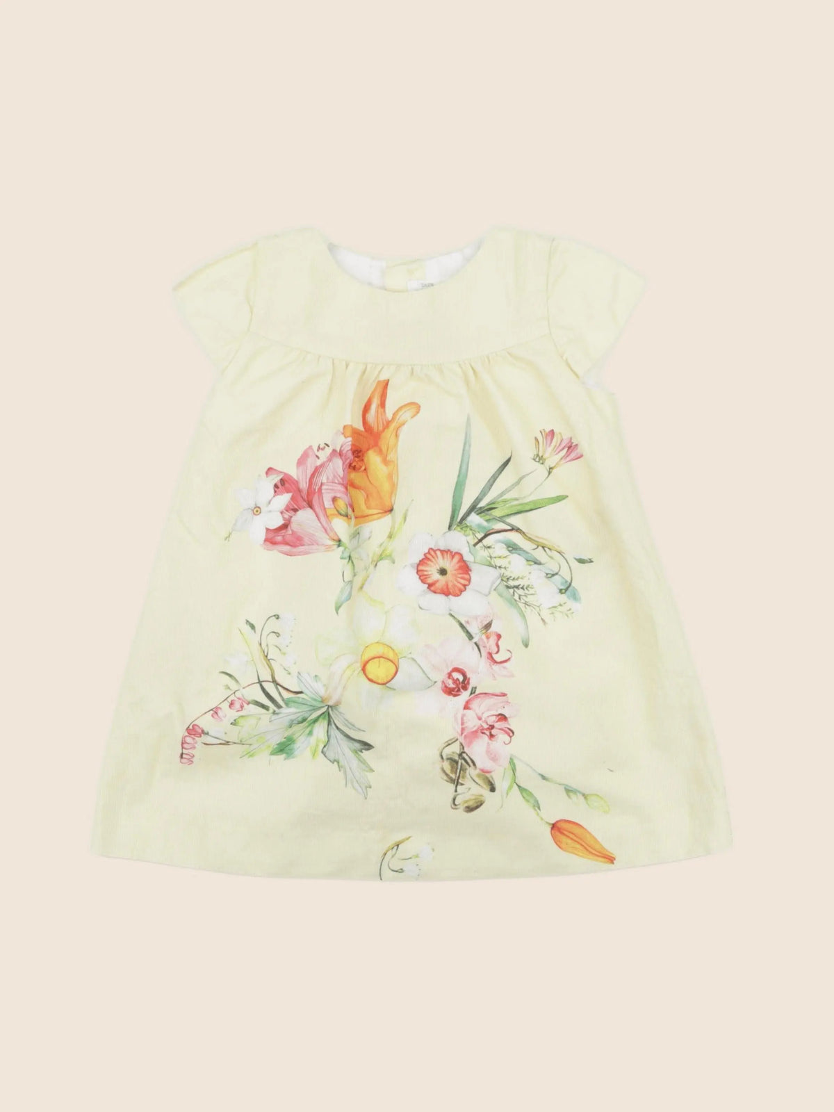 Zara - robe jaune - 18/24 mois
