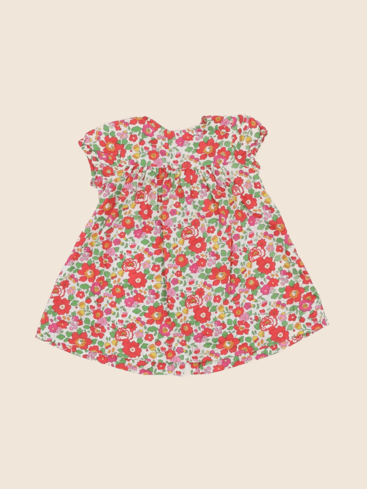 Jacadi - robe liberty rouge - 6 mois