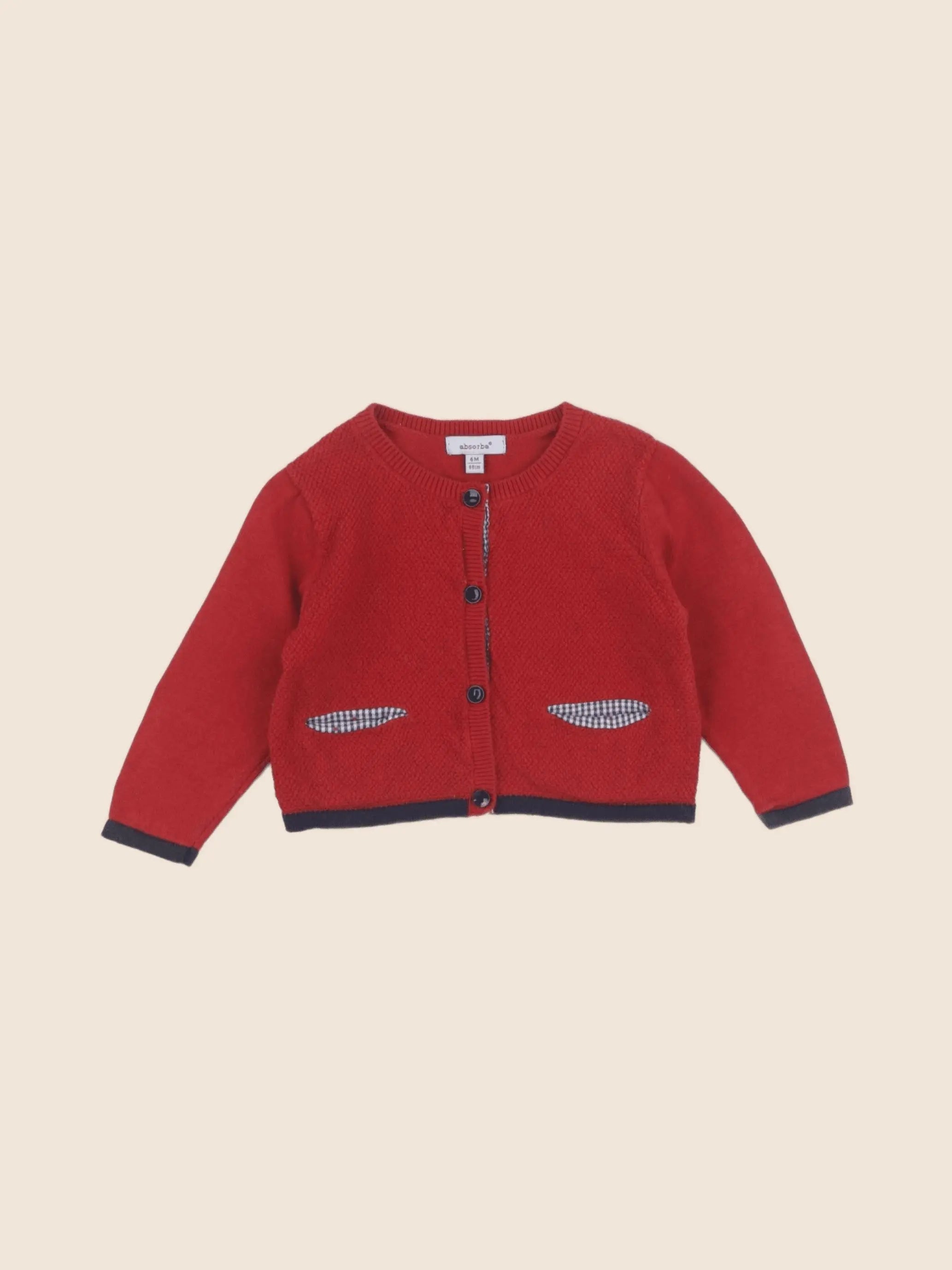 Absorba - gilet rouge - 6 mois