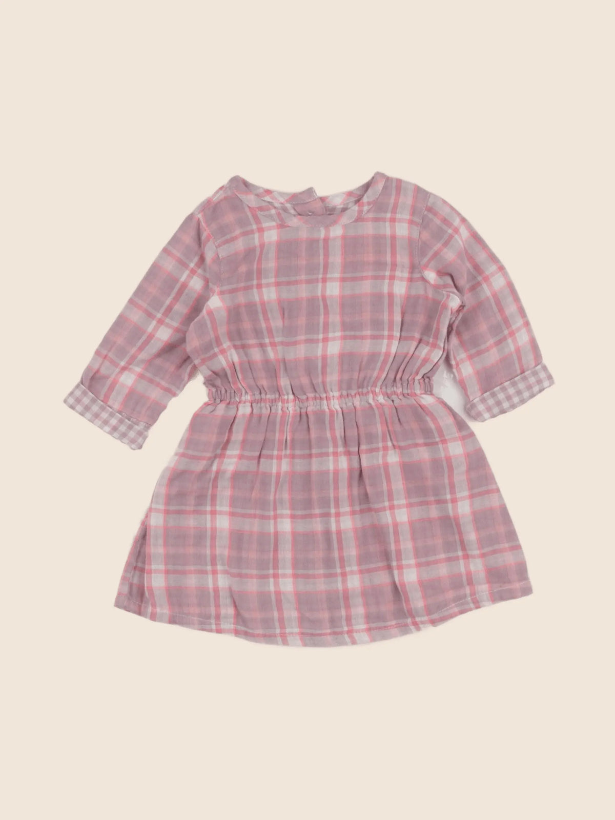 Benetton - robe rose - 6/9 mois