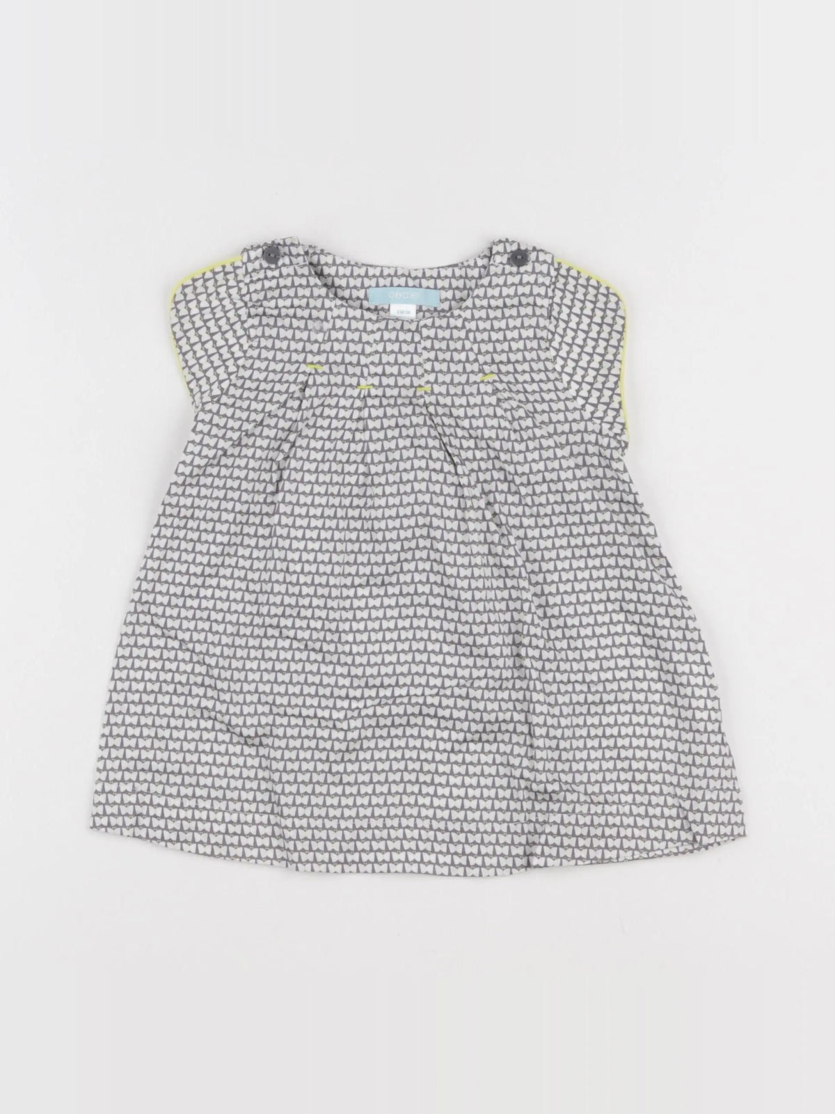 Obaïbi - robe gris - 6 mois