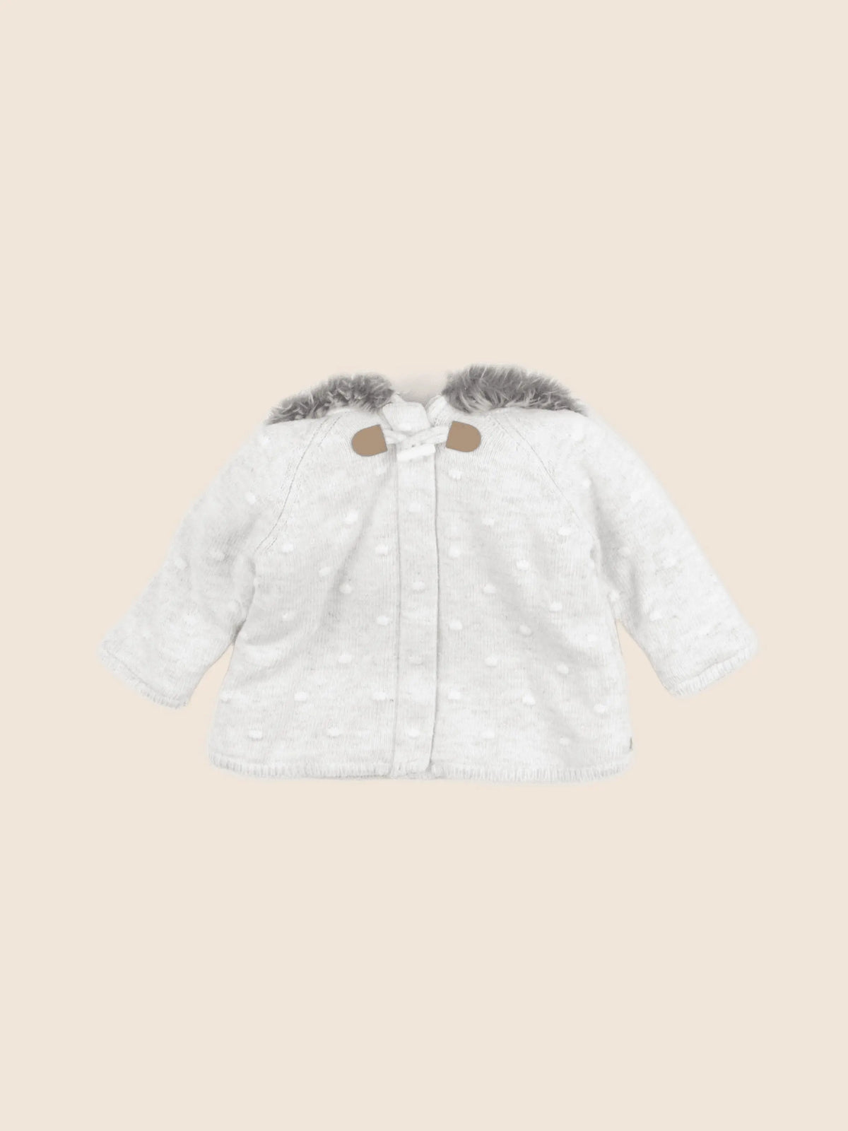 Obaïbi - gilet beige - 6 mois