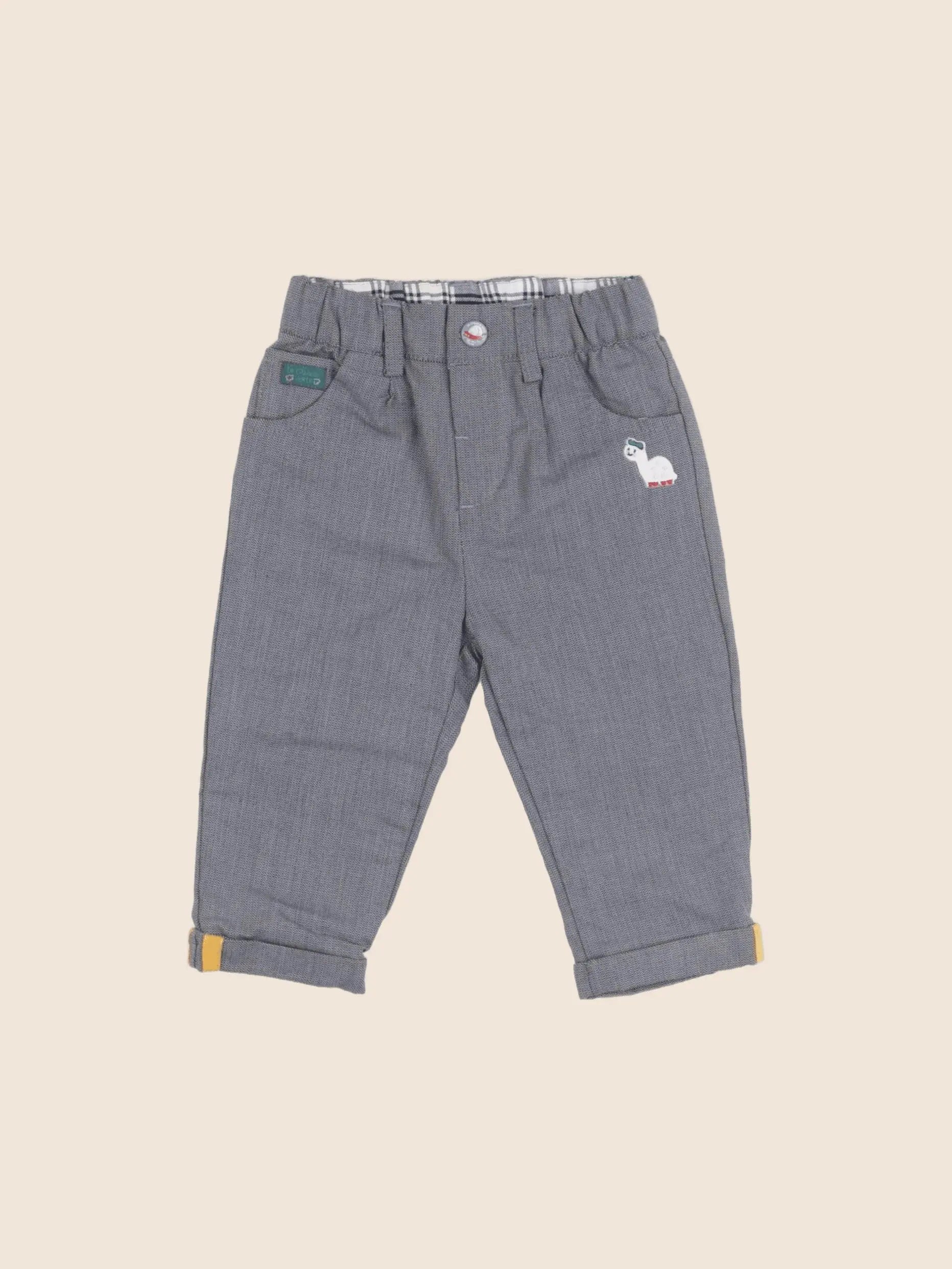 Sergent Major - pantalon doublé gris - 6 mois