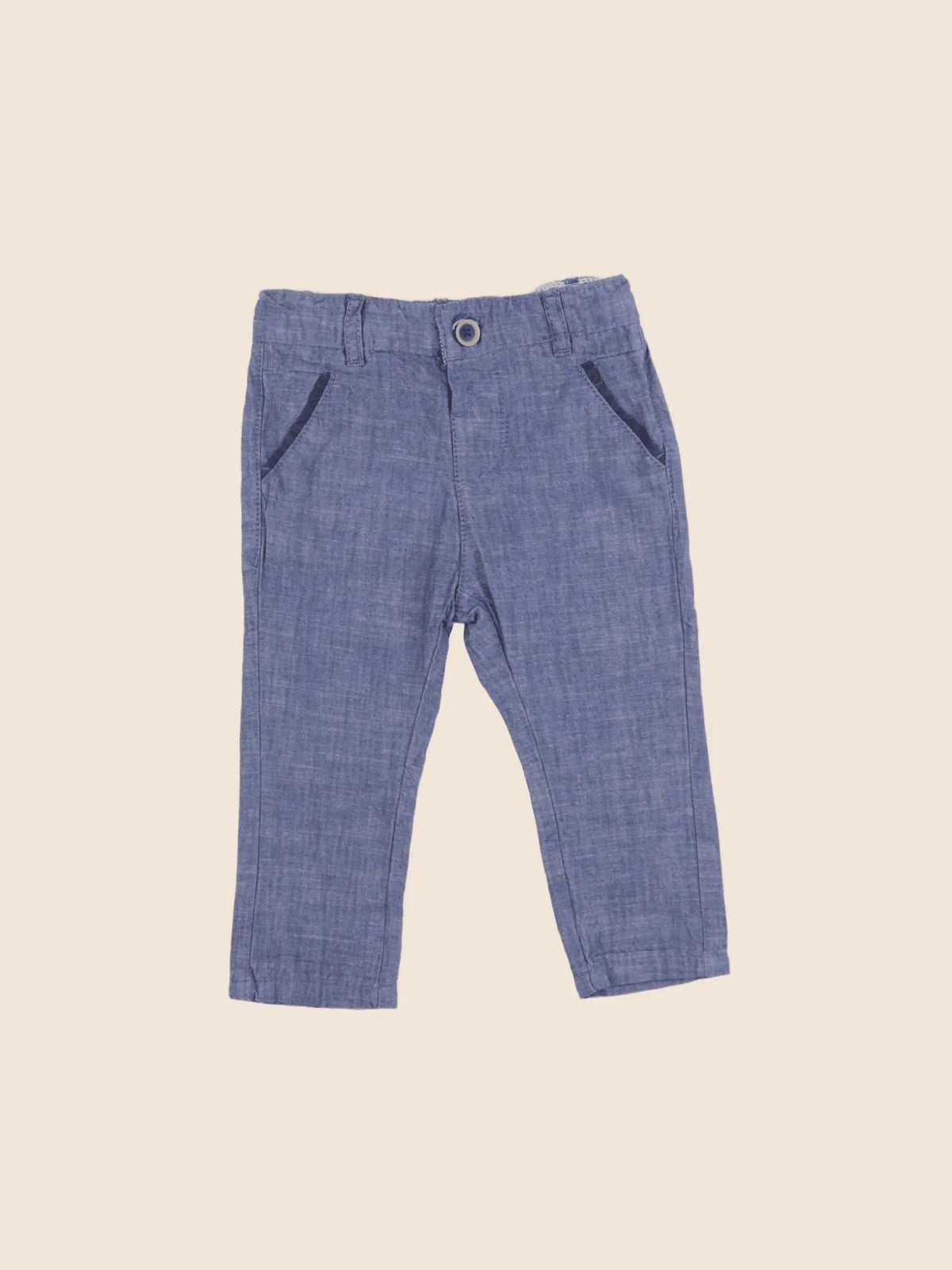 Tape à l'oeil - pantalon bleu - 9 mois