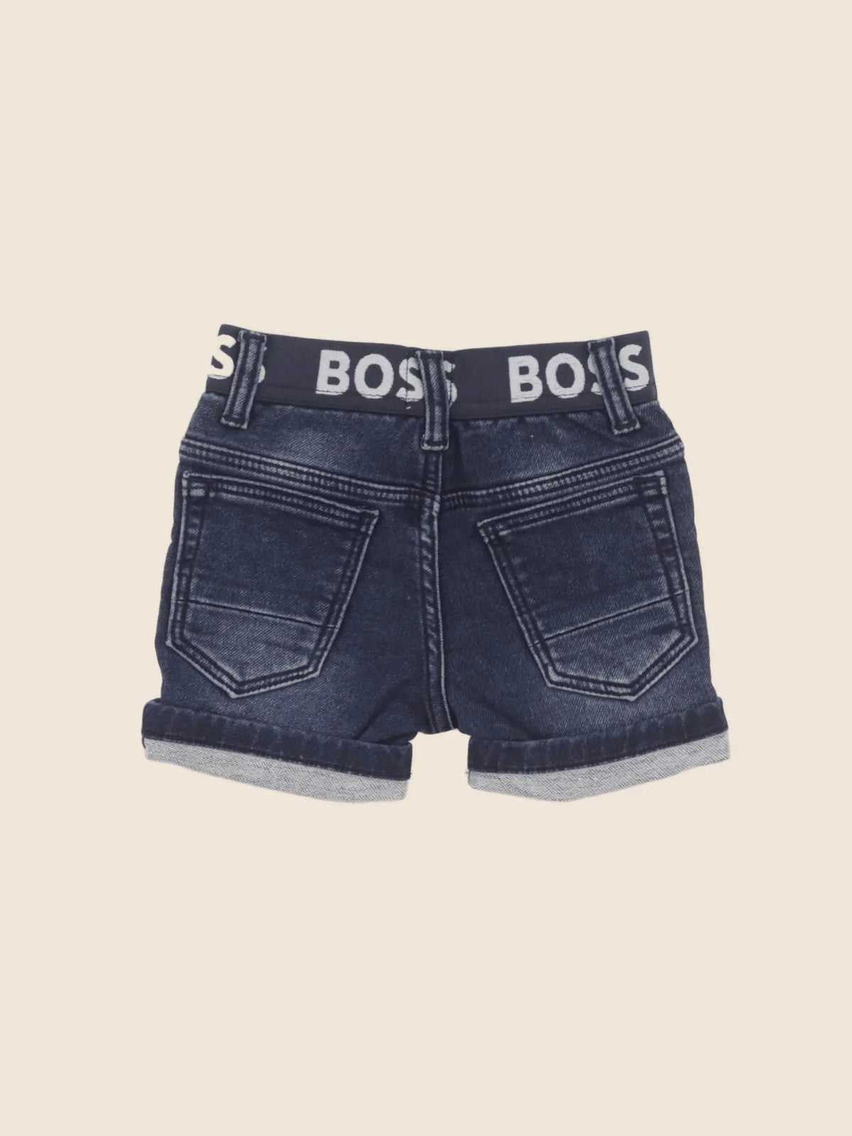 Hugo Boss - short bleu - 12 mois